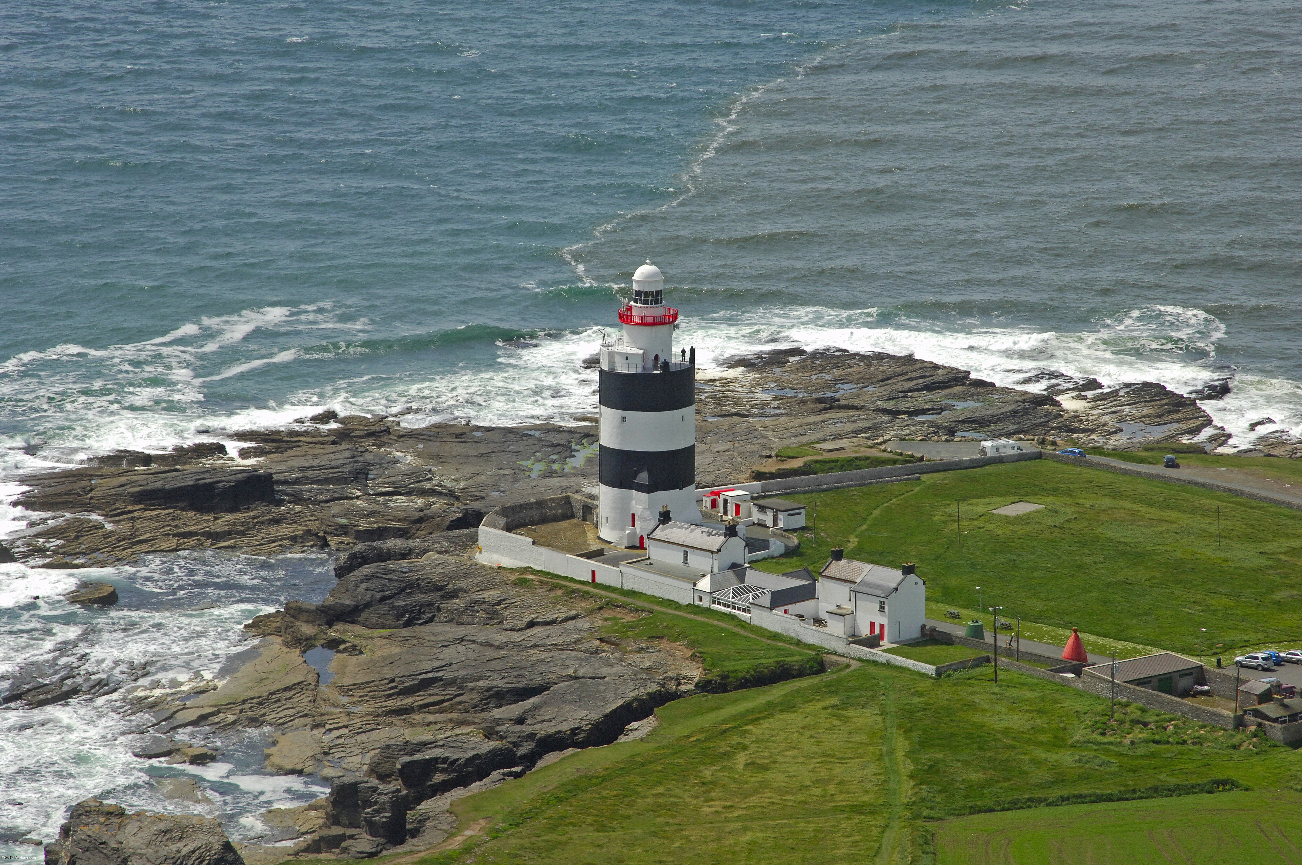 Hook Head Light Lighthouse in near Churchtown, Waterford Harbour