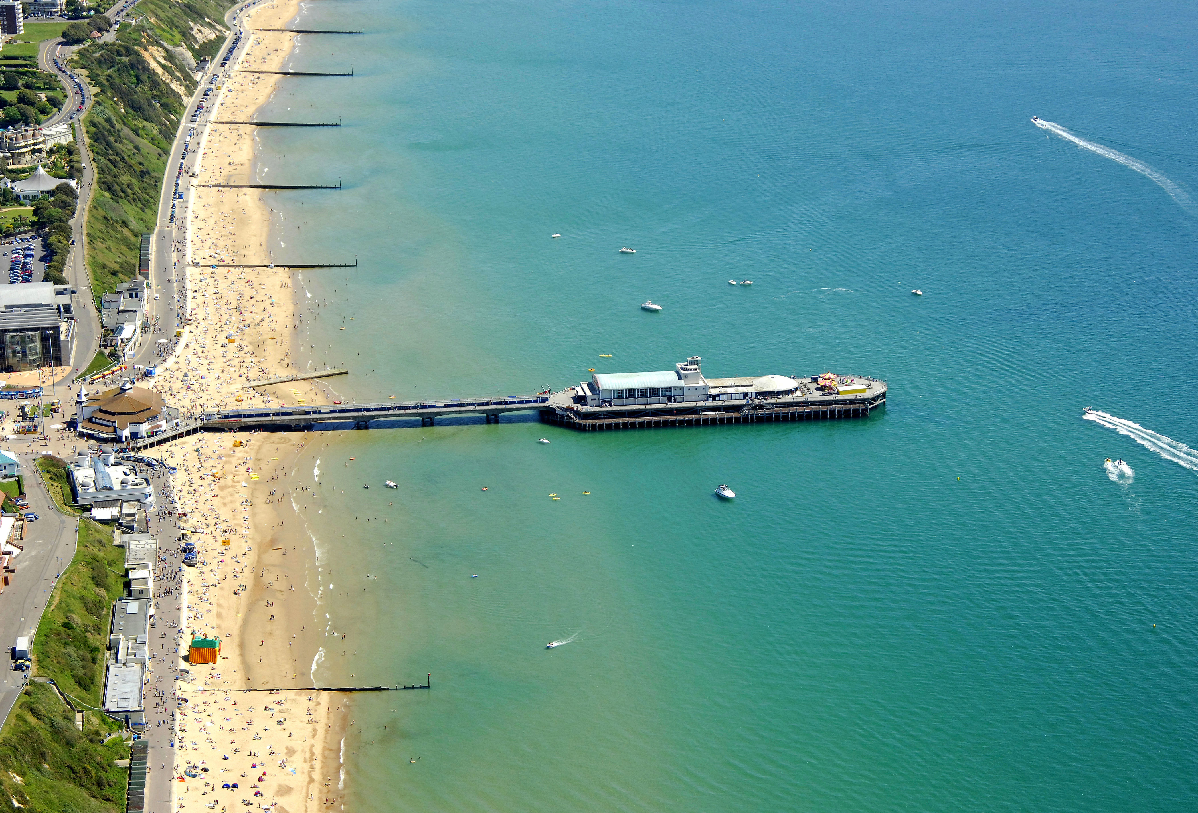 Bournemouth Pier In Bournemouth Dorset GB United Kingdom Marina Bournemouth Pier In Bournemouth Dorset GB United Kingdom Marina