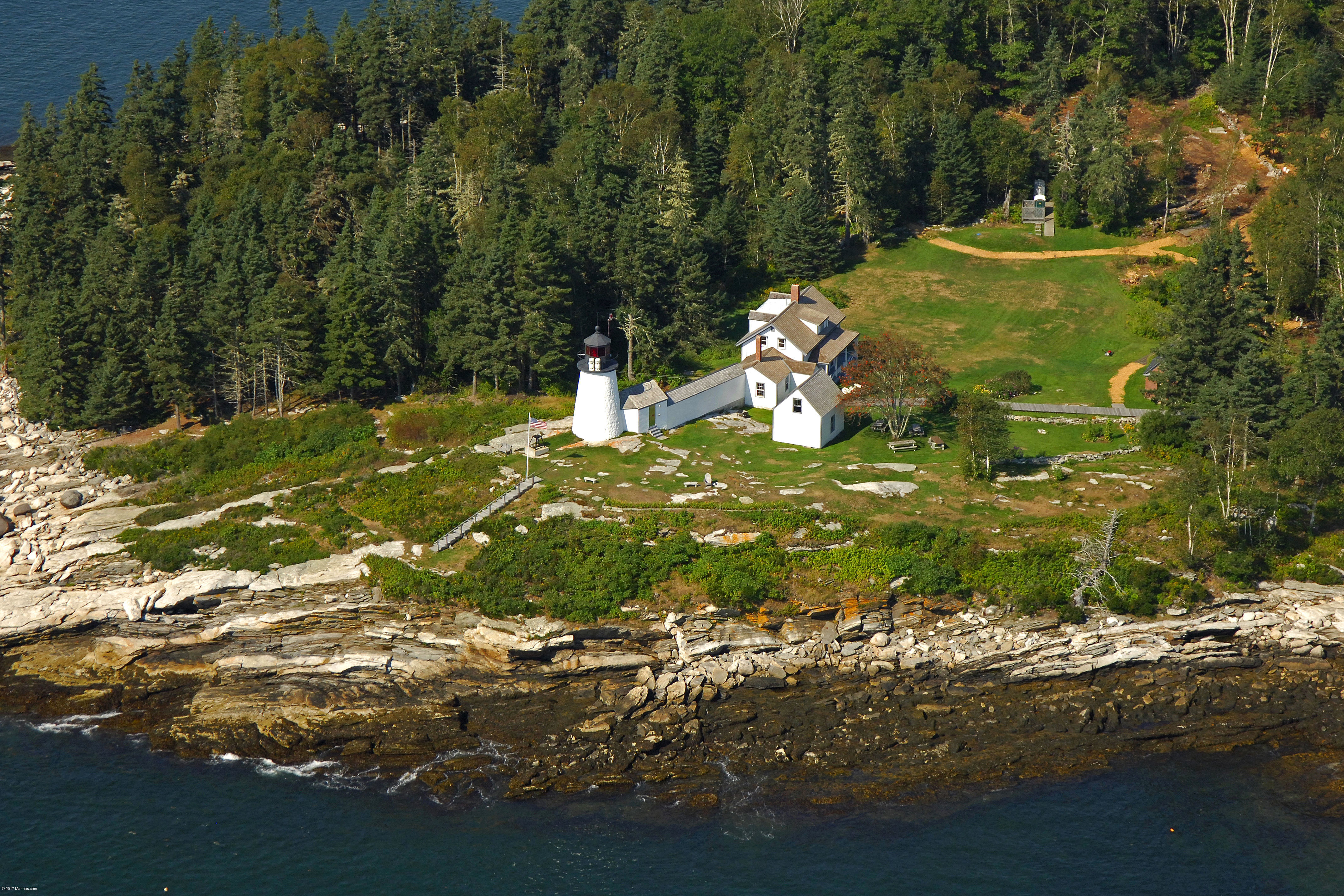 Burnt Island Lighthouse in ME, United States lighthouse Reviews Phone Number