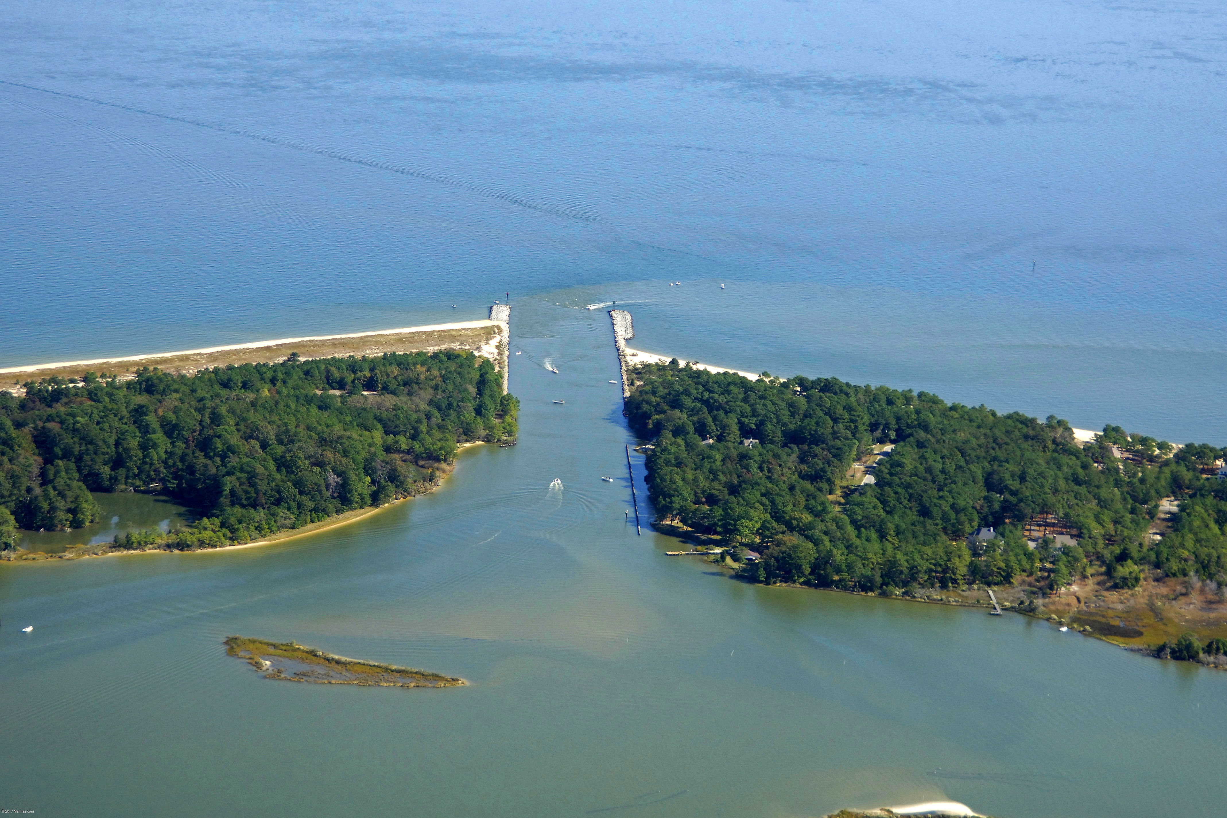 Little River inlet in Bridge Neck, VA, United States inlet