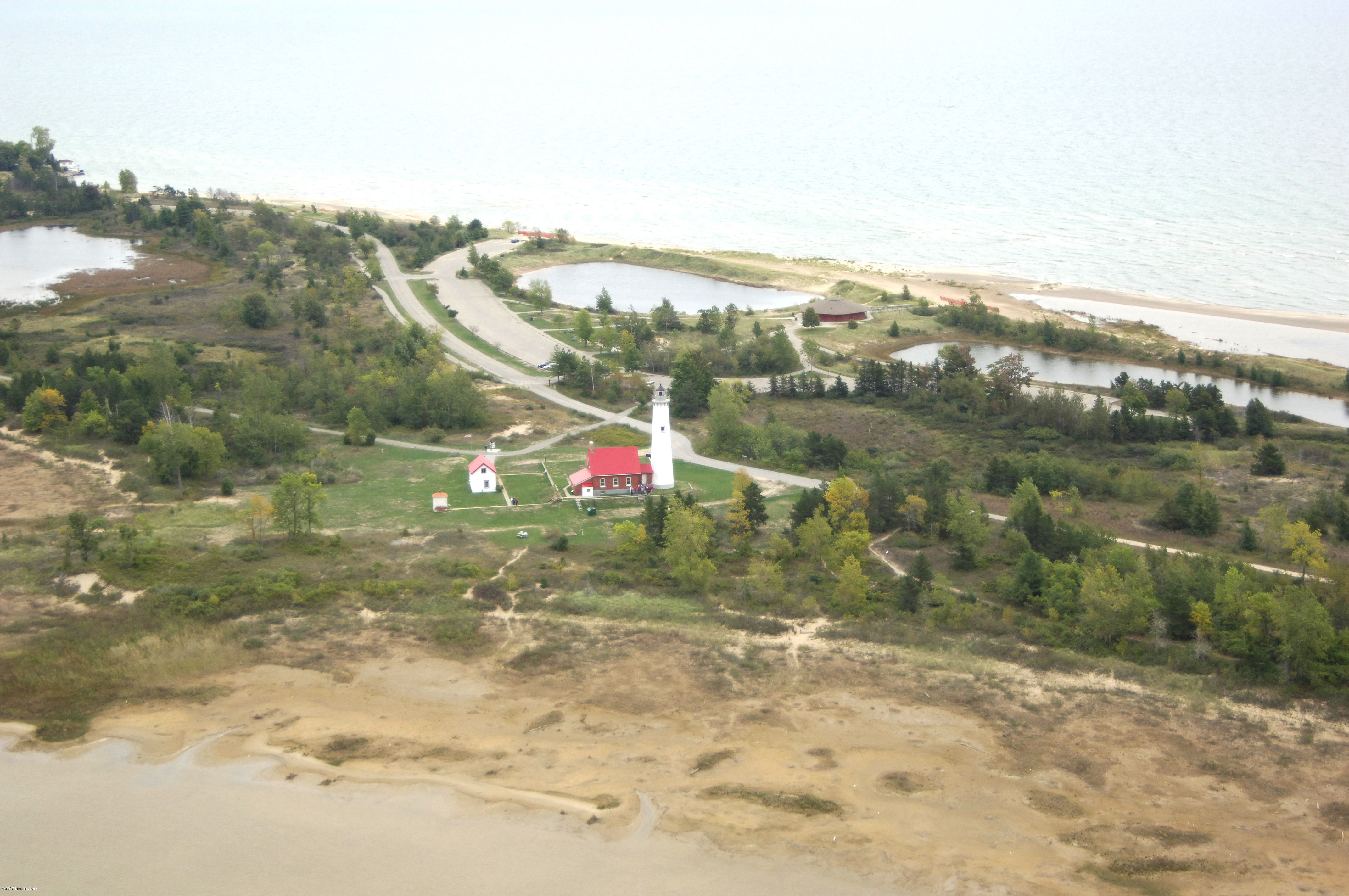 Tawas Point Lighthouse in East Tawas, MI, United States lighthouse
