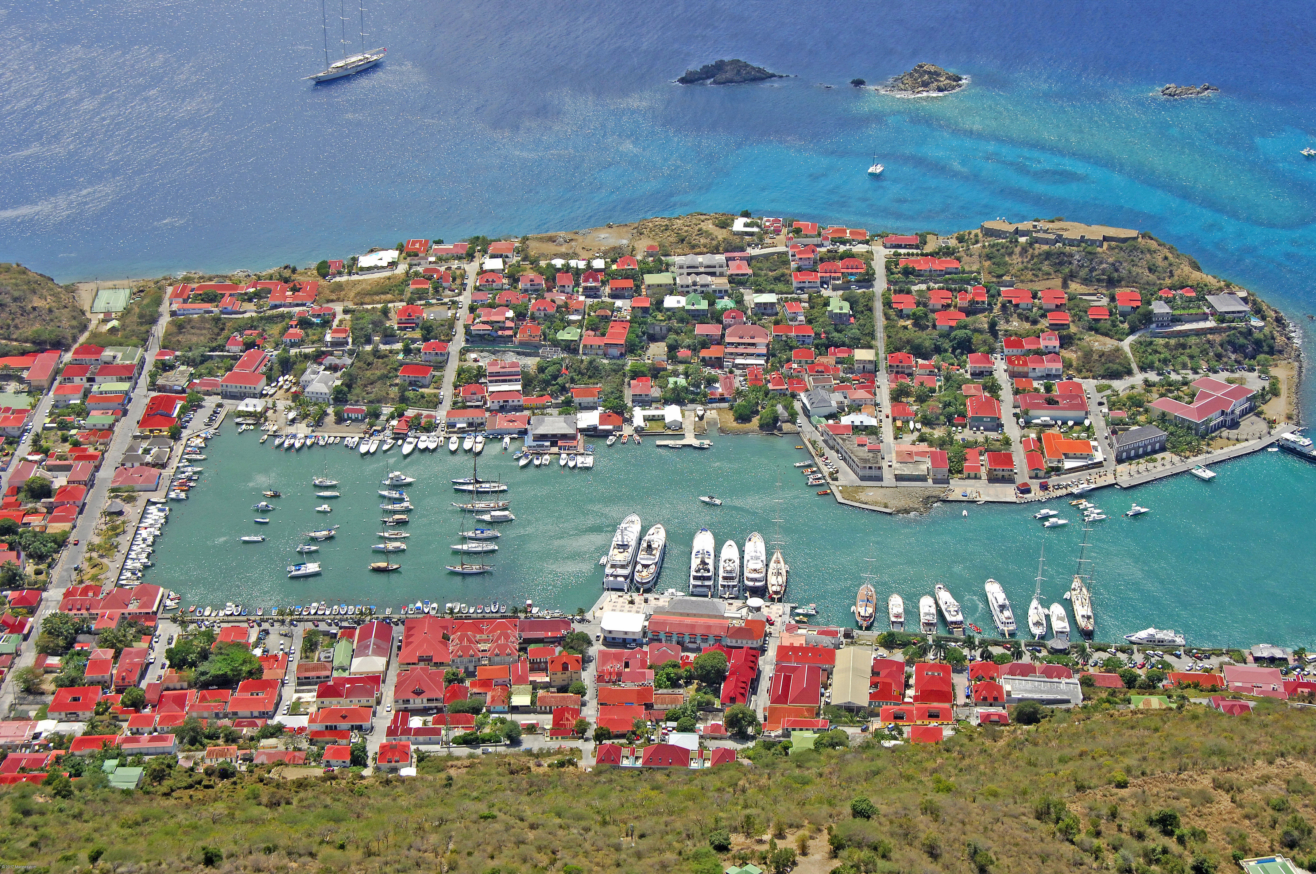 Gustavia Port Marina in St Barts, Guadeloupe Marina Reviews Phone