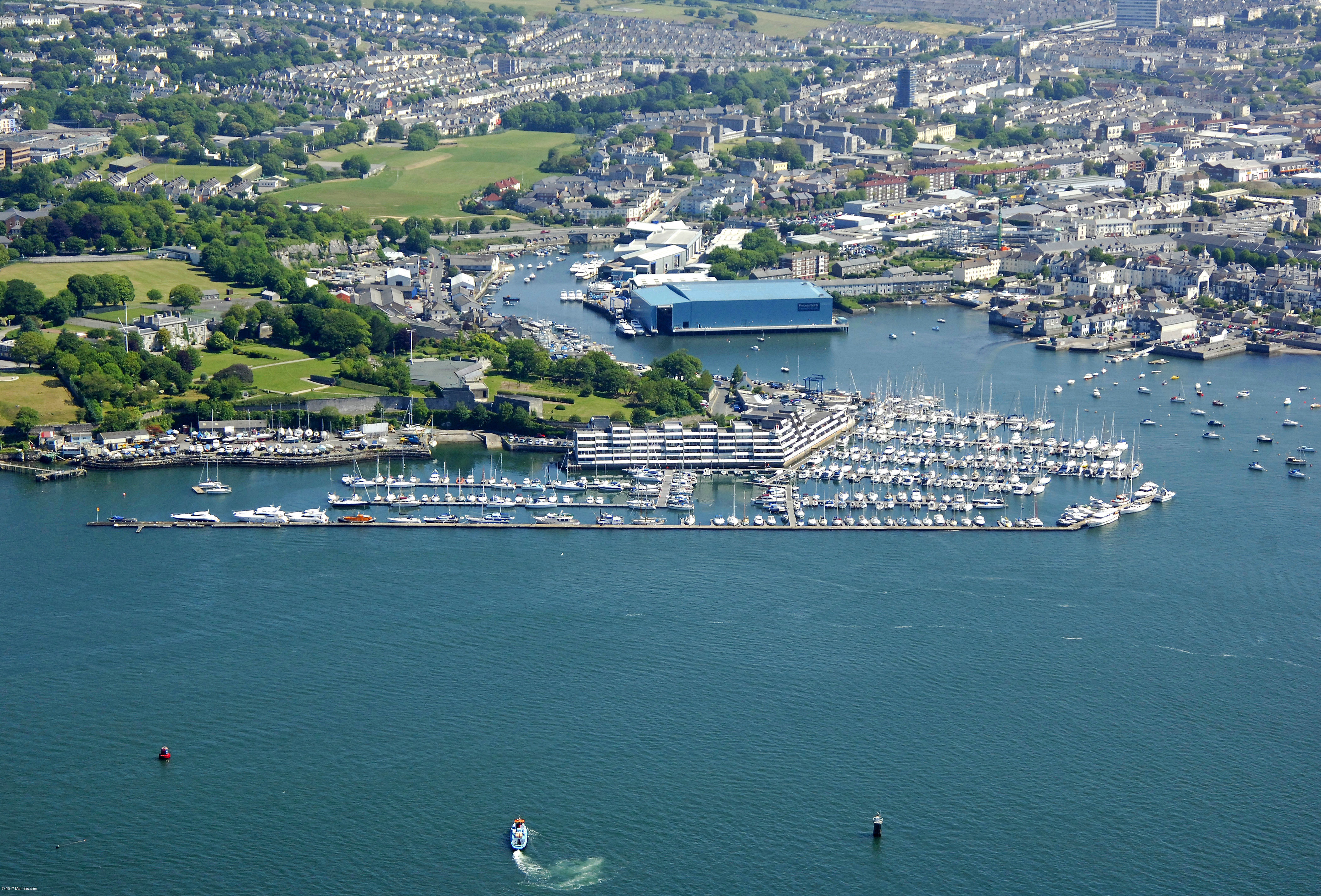 Mayflower Marina in Plymouth, Devon, GB, United Kingdom Marina