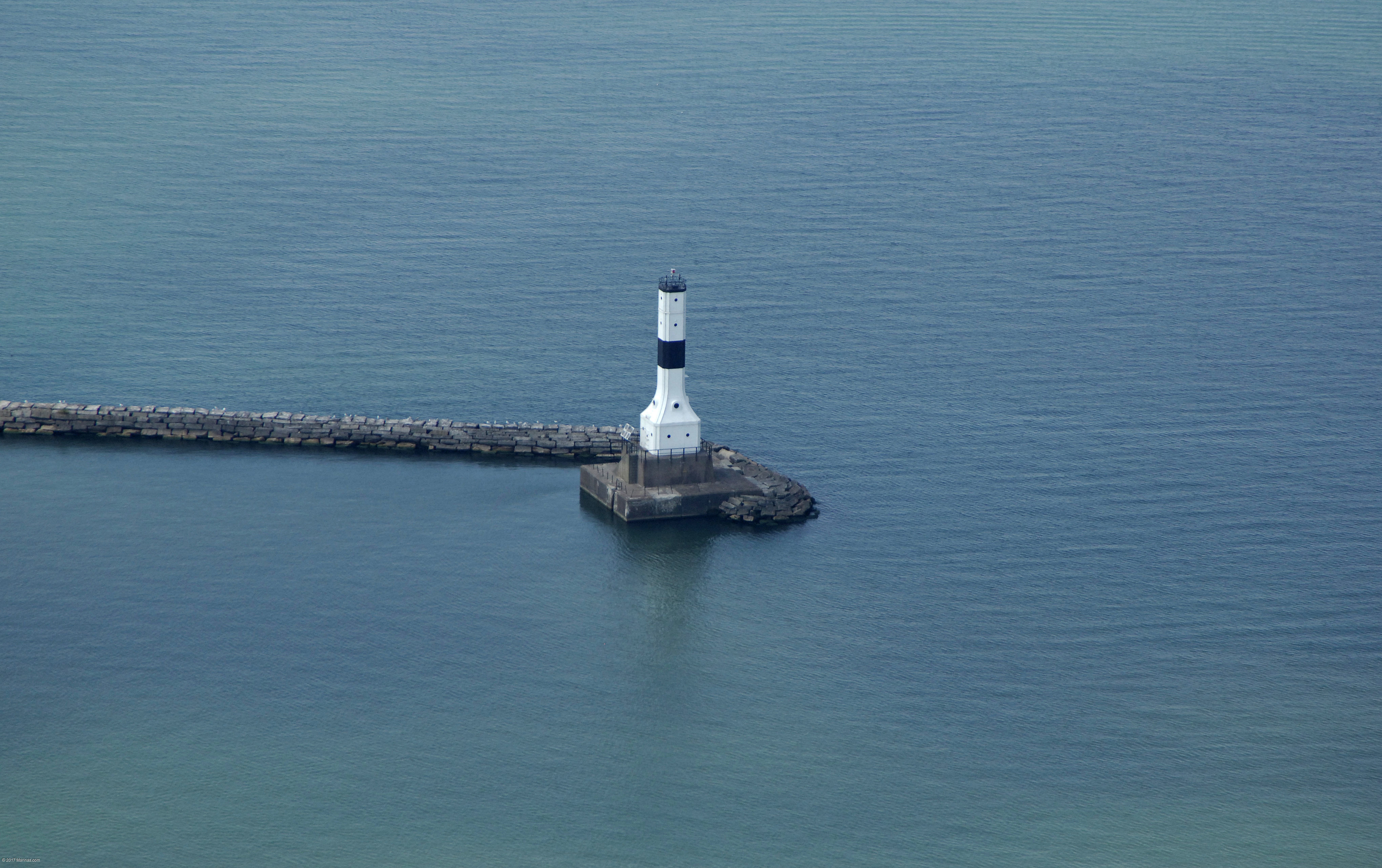 Conneaut Harbor Lighthouse in Conneaut, OH, United States lighthouse