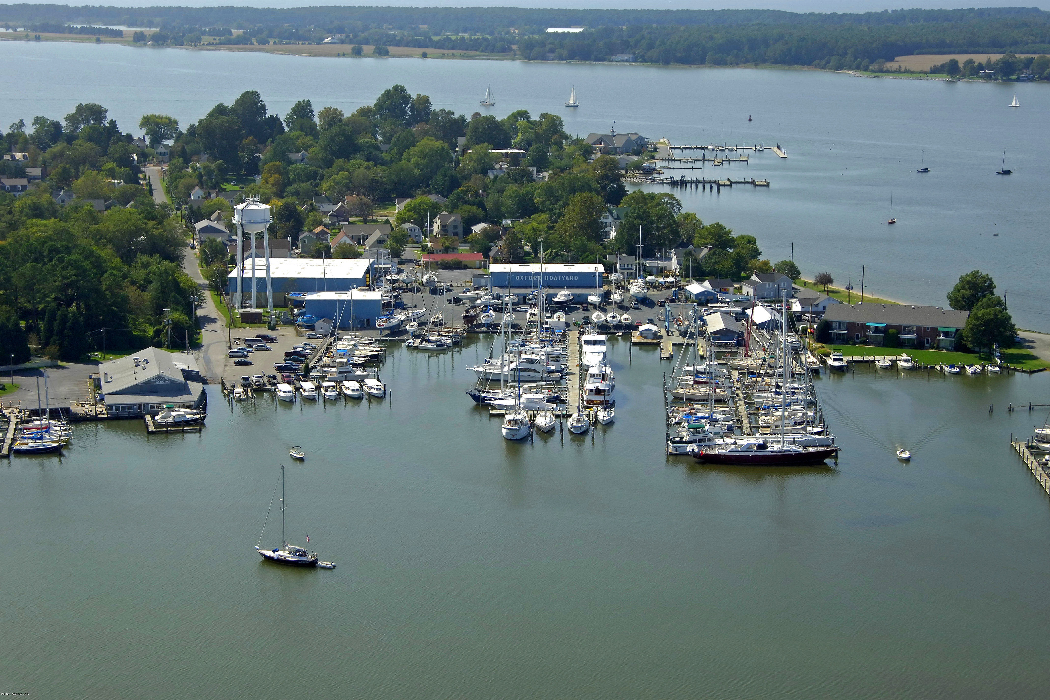 Brewer Oxford Boat Yard in Oxford, MD, United States Marina Reviews Phone Number