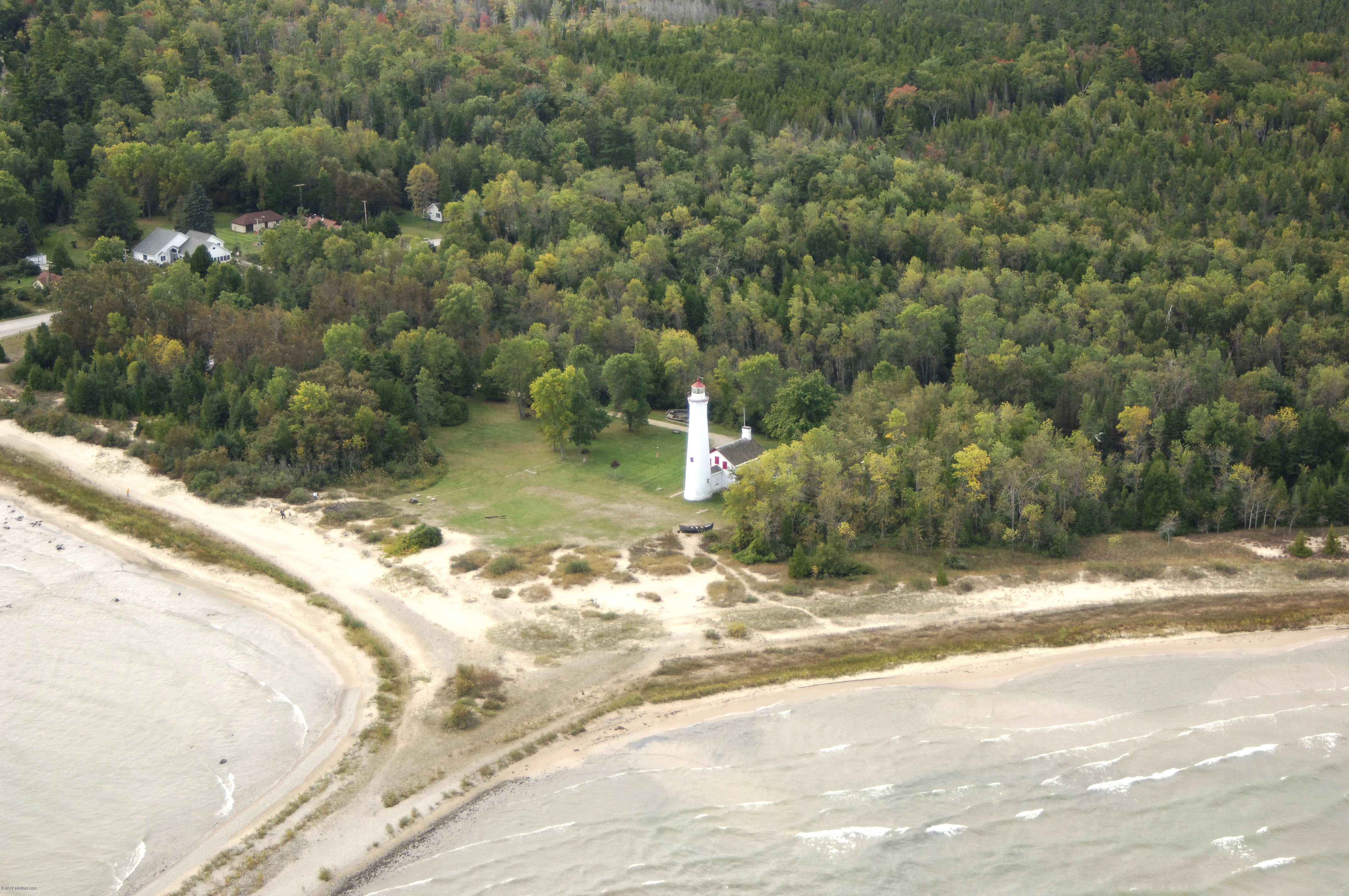 Sturgeon Point Lighthouse in Harrisville, MI, United States