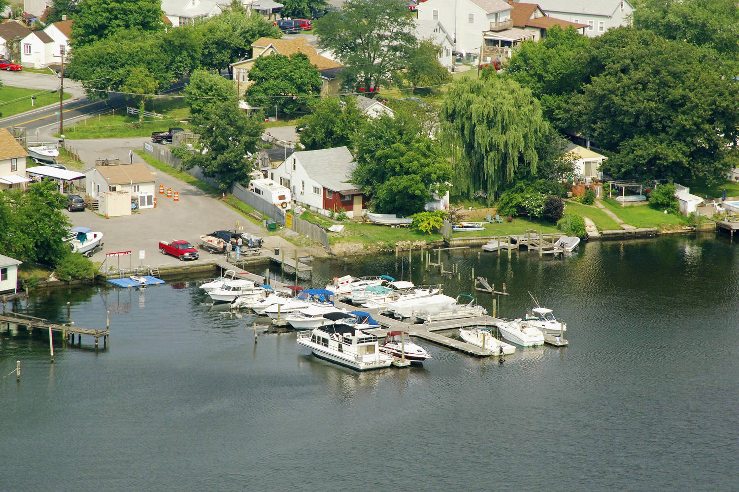 Stouten's Bear Creek Marina slip, dock, mooring reservations Dockwa
