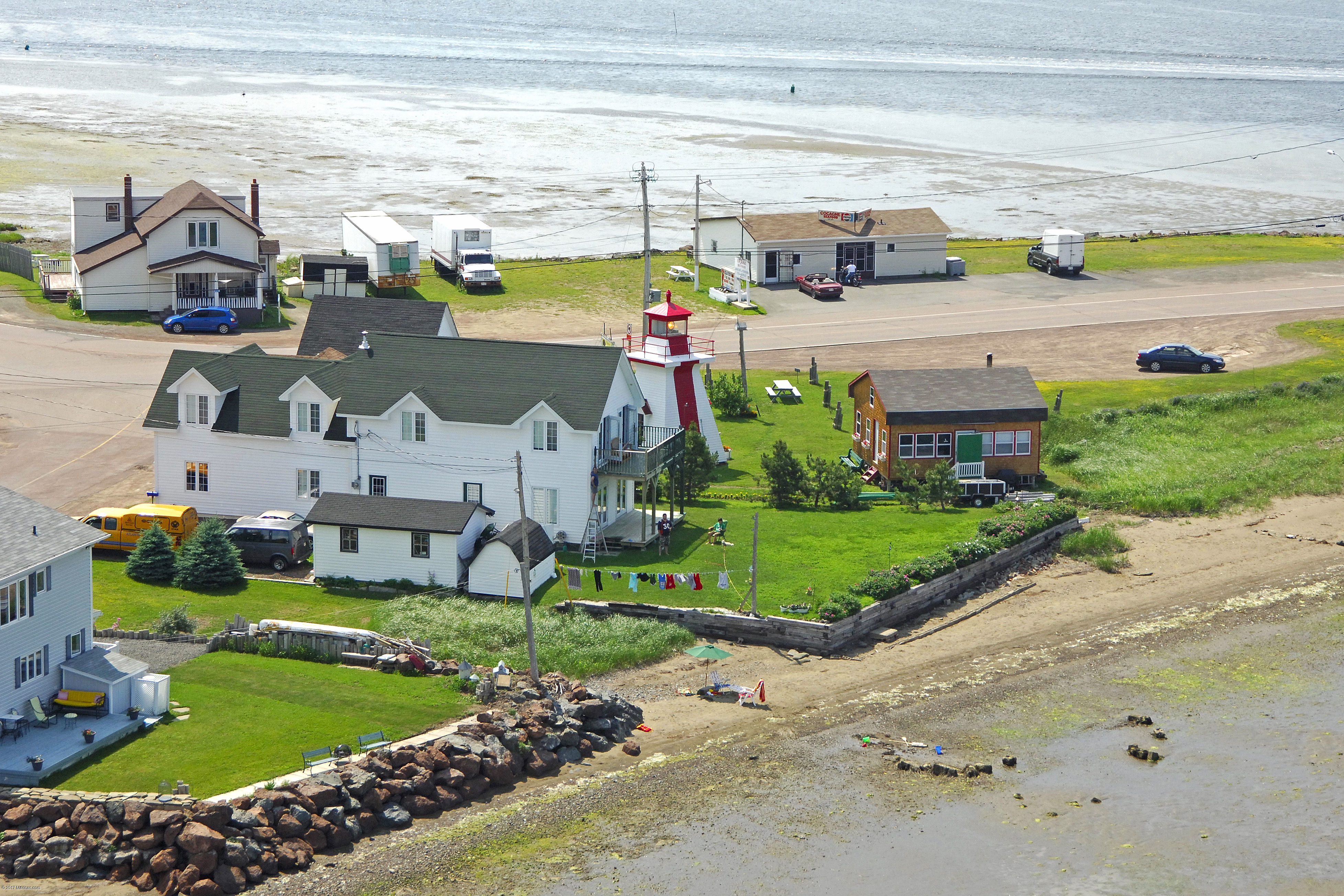 Cocagne Front Range Light Lighthouse in Cocagne, NB, Canada