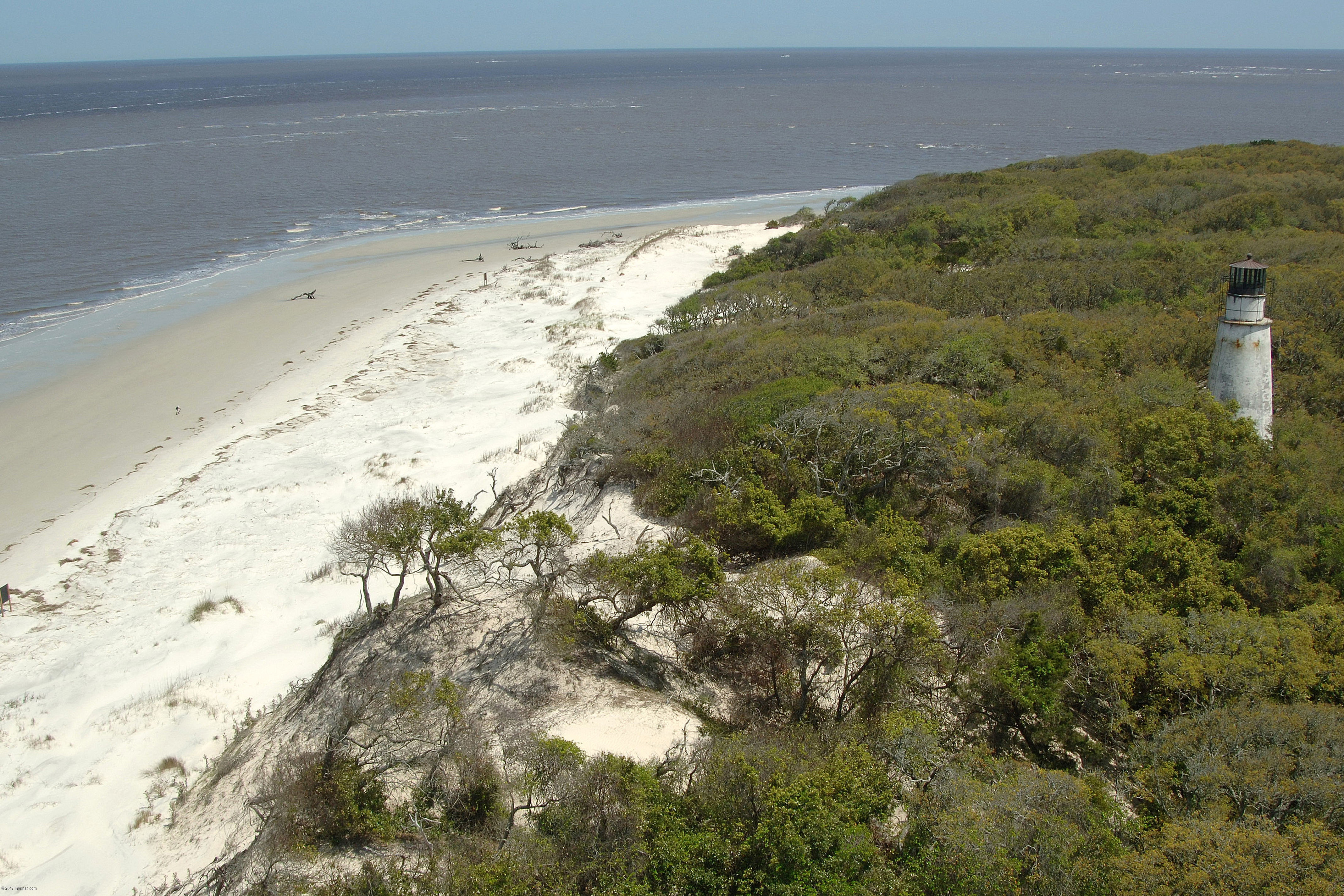 Little Cumberland Island Lighthouse in North End of Little Cumberland