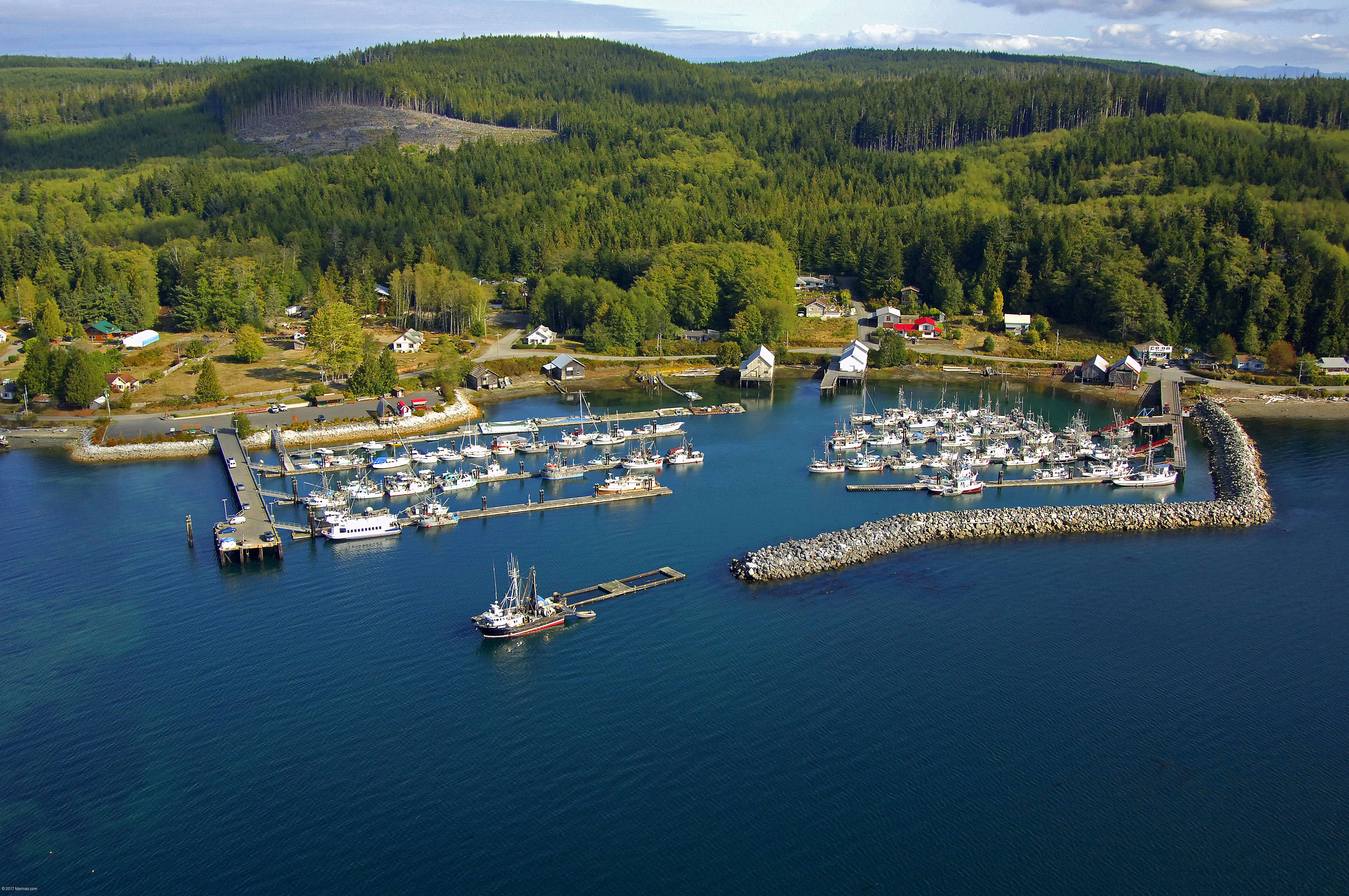 Malcolm Island Lions Harbour Authority in Sointula, BC, Canada Marina