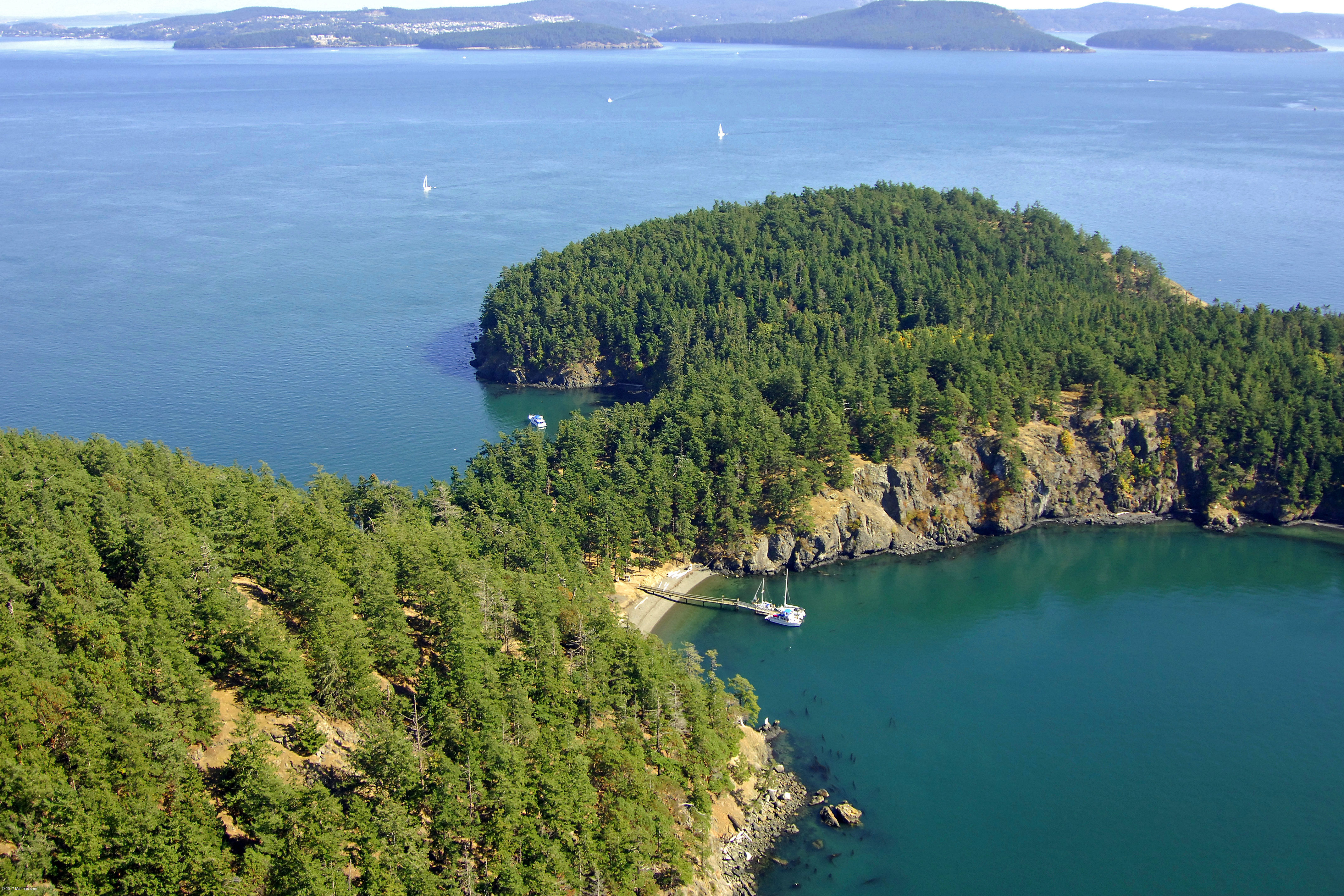 James Island Marine State Park in James Island, WA, United States