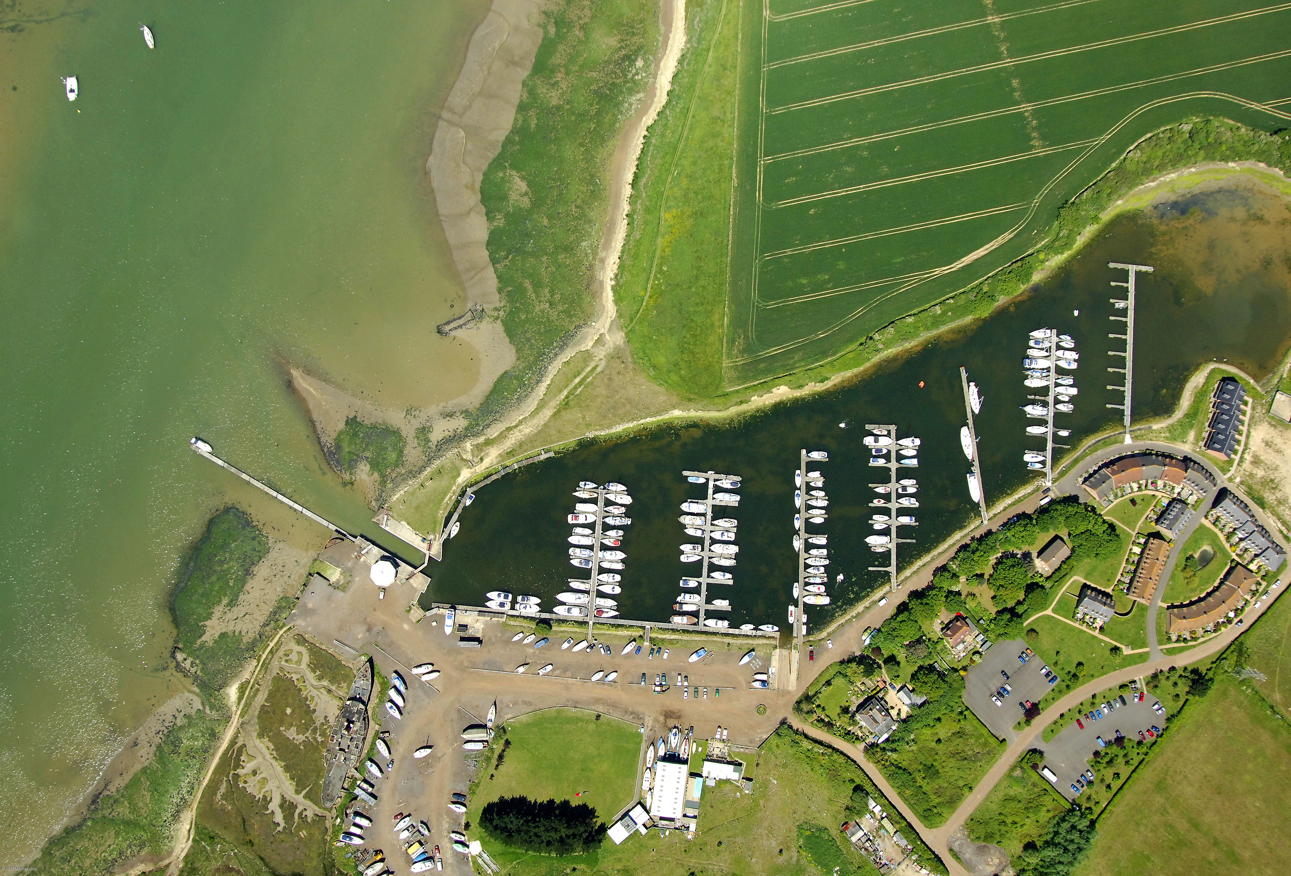 Island Harbour Marina in Newport, Isle of Wight, GB, United Kingdom