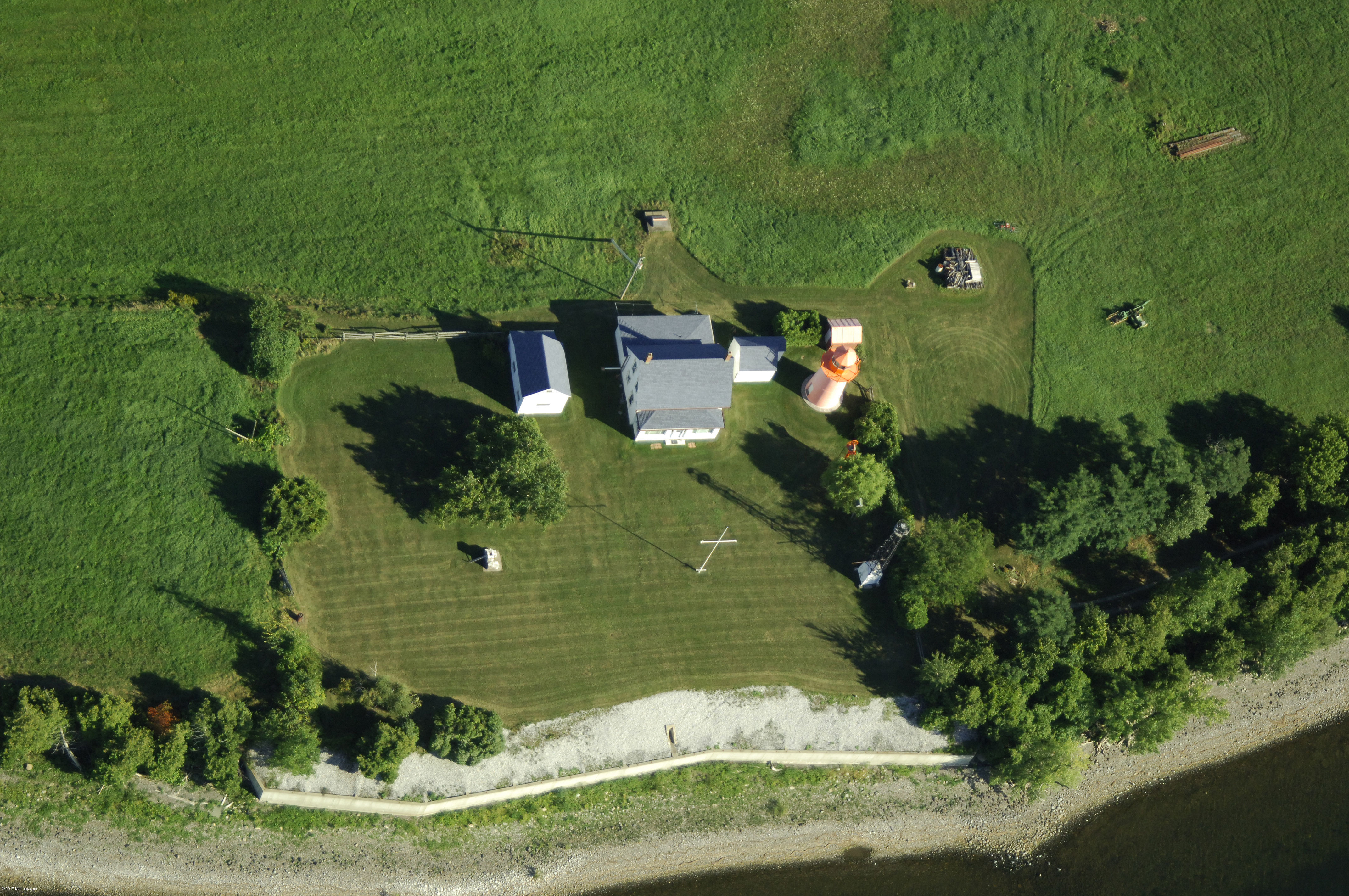 Isle La Motte Lighthouse in Isle of Motte, VT, United States
