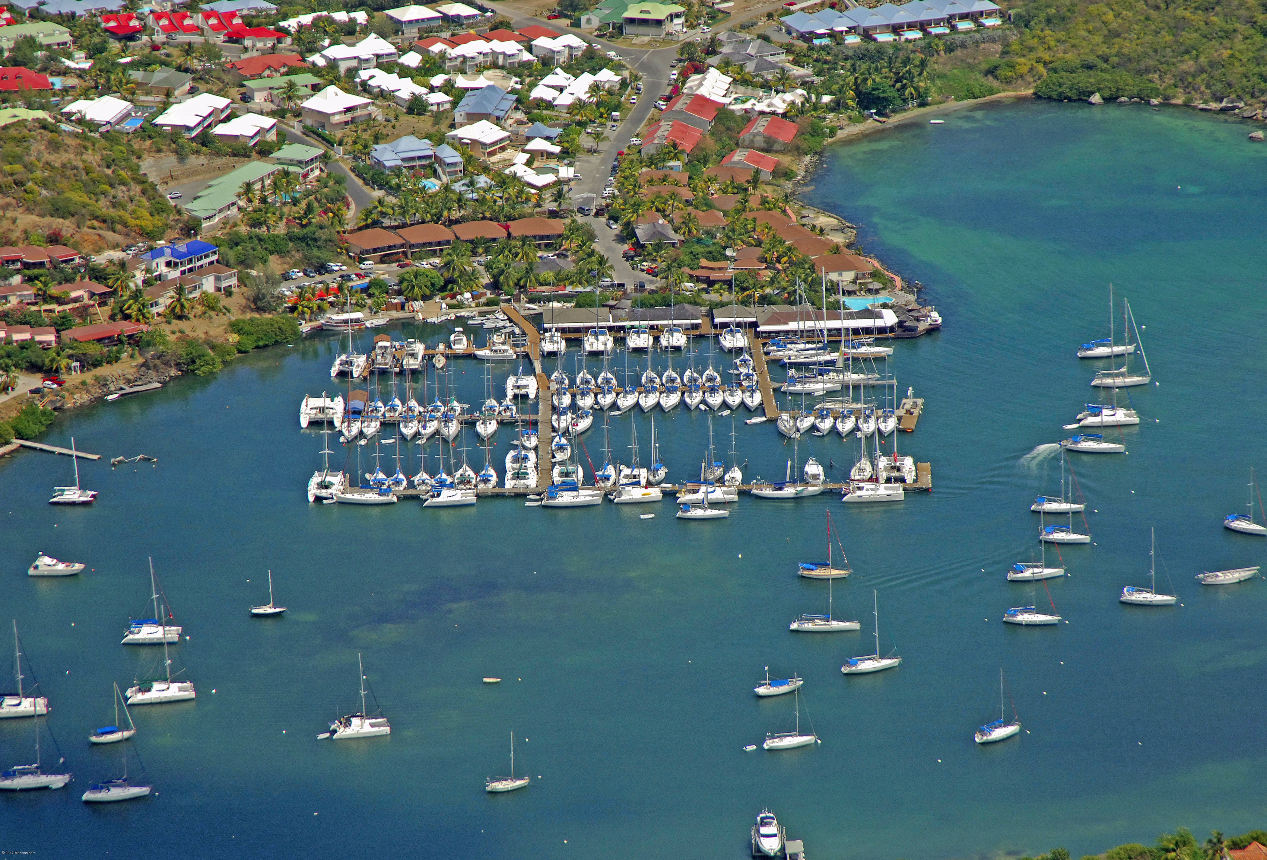 Captain Oliver's Marina in Saint Martin, French West Indies, Netherland