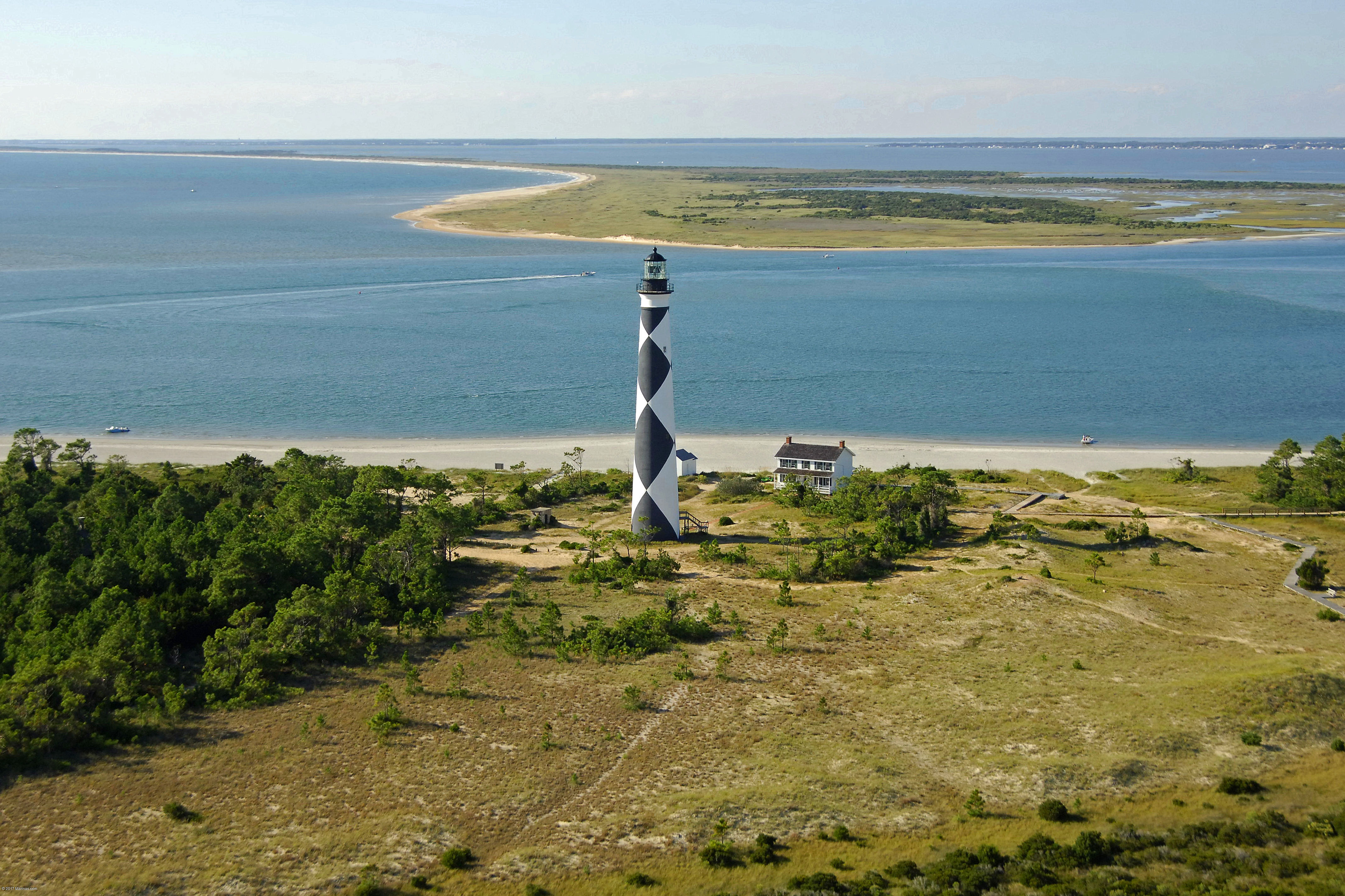Cape Lookout Lighthouse in Harkers Island, NC, United States lighthouse Reviews Phone Number