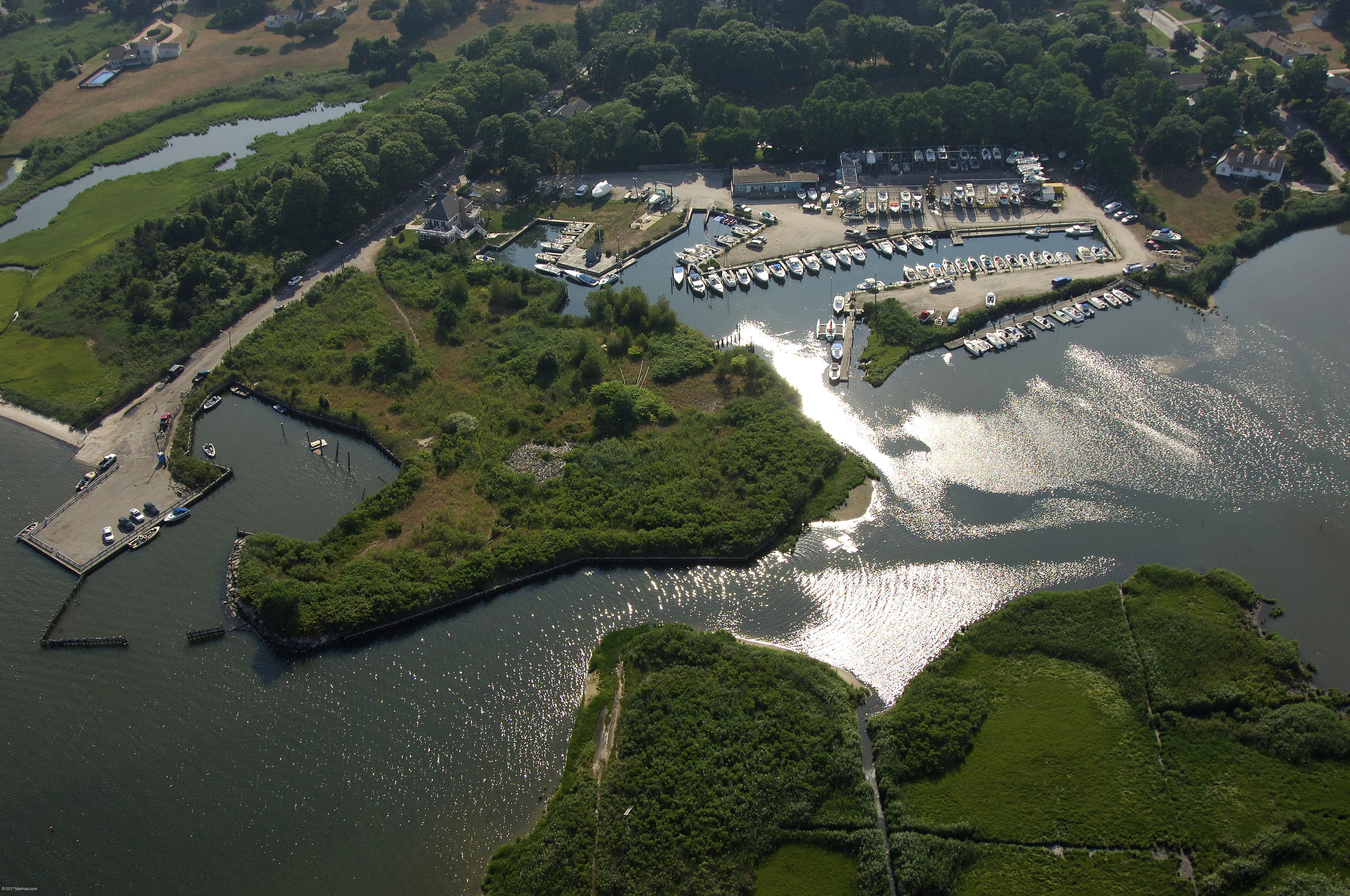 Abbott's Harts Cove Marina in East Moriches, NY, United States Marina