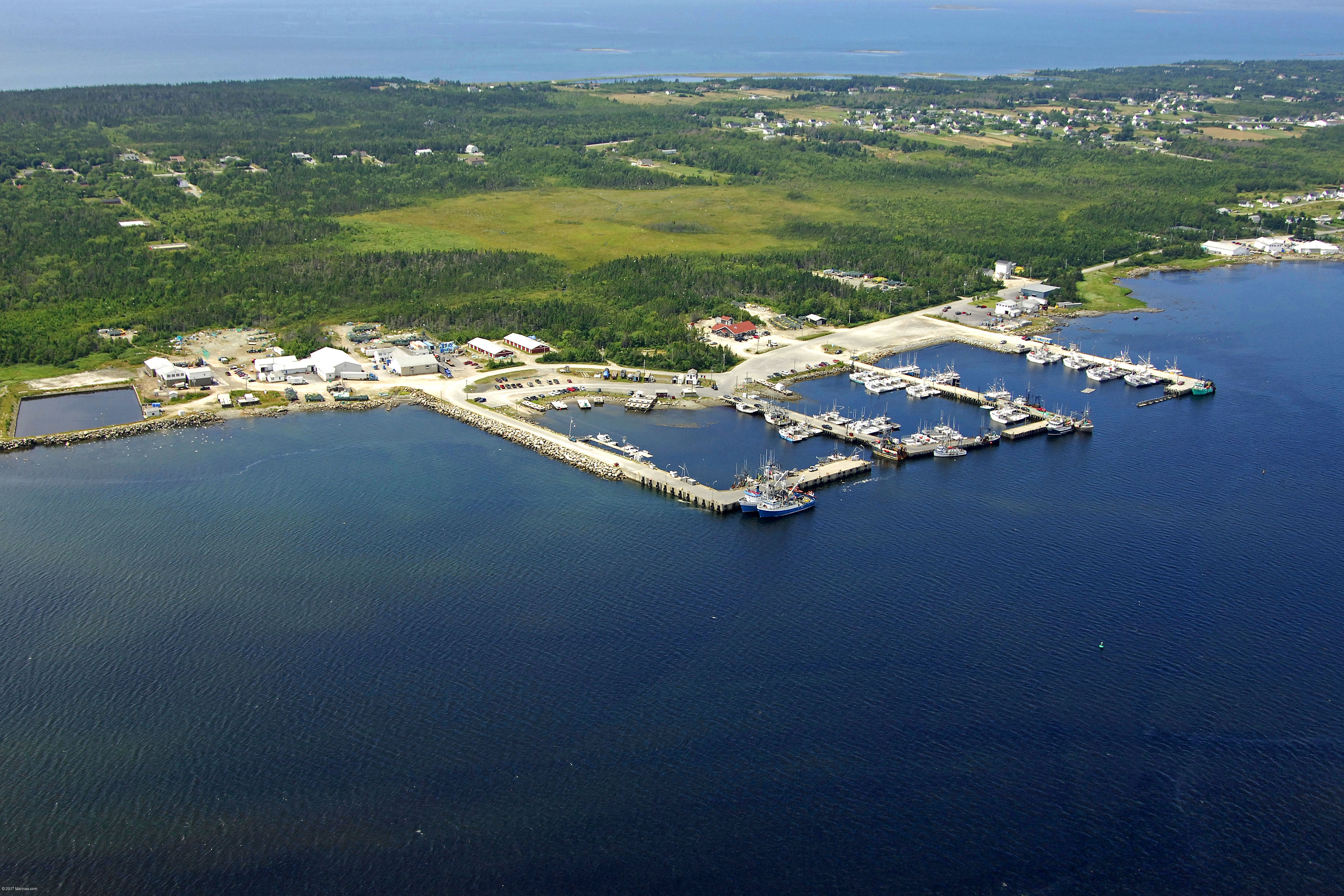 Dennis Point Harbour in Lower West Pubnico, NS, Canada Marina Reviews