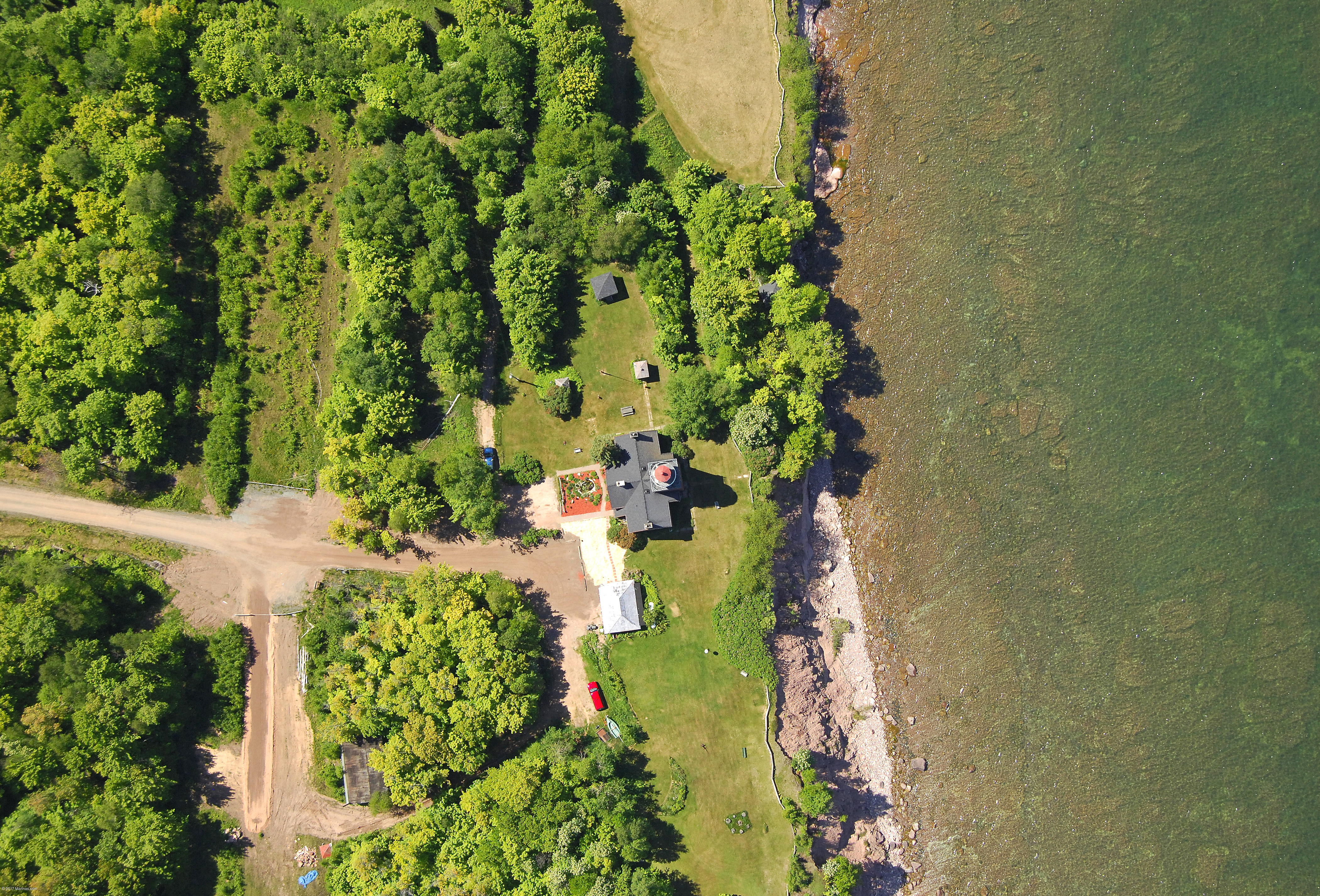 Big Bay Point Lighthouse in Big Bay, MI, United States lighthouse