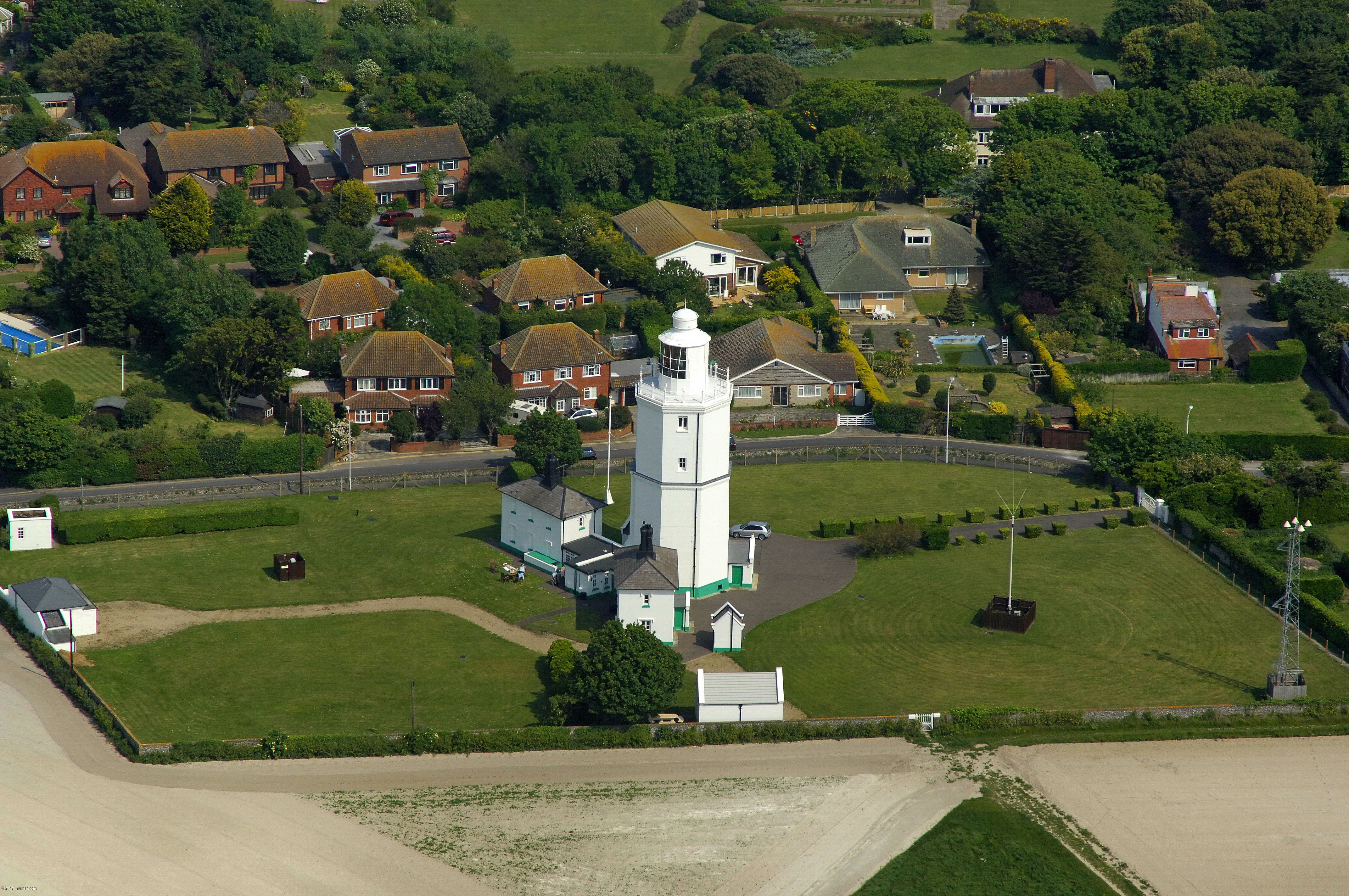North Foreland Light Lighthouse in Broadstairs, GB, United Kingdom