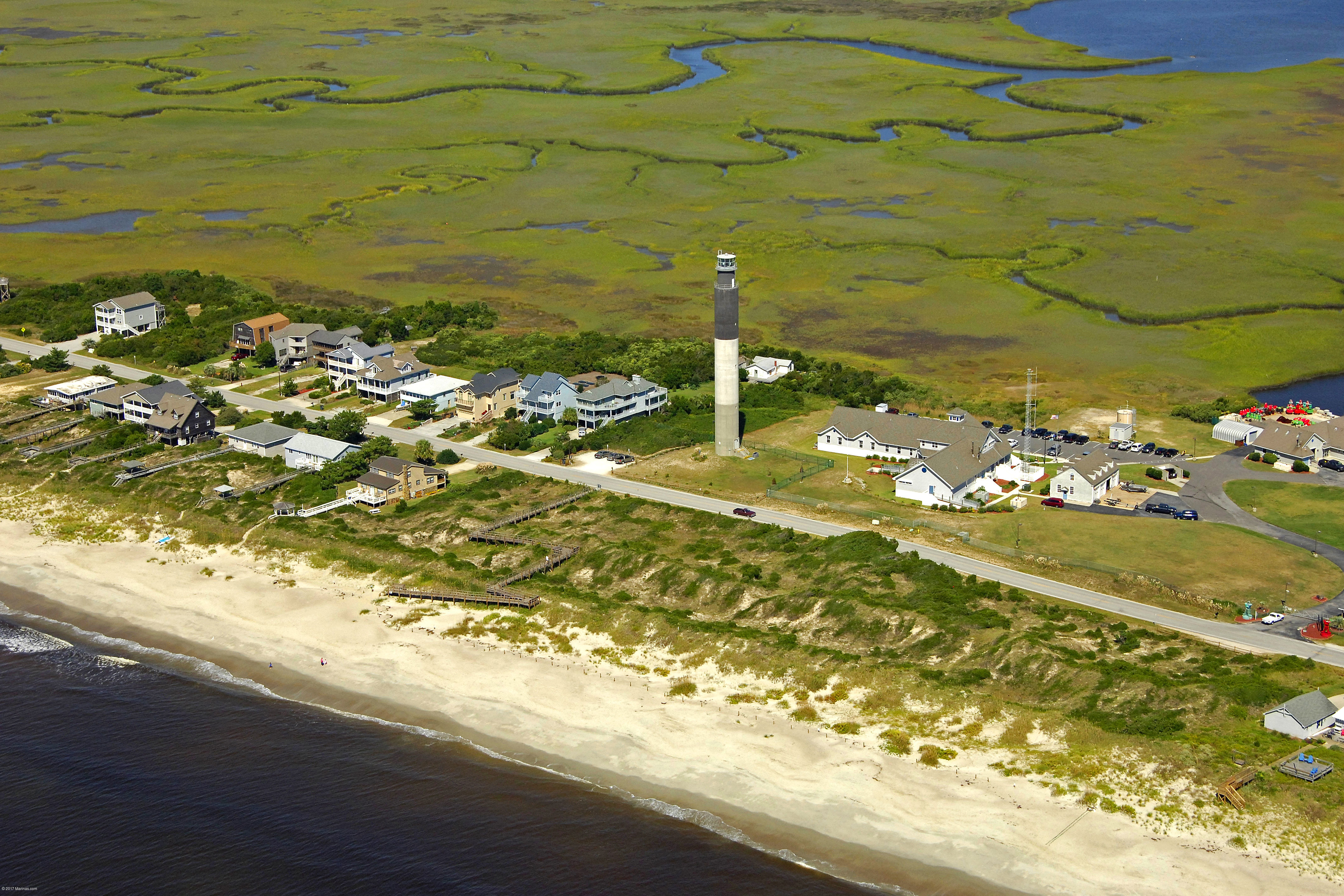Oak Island Lighthouse in Caswell Beach, NC, United States lighthouse