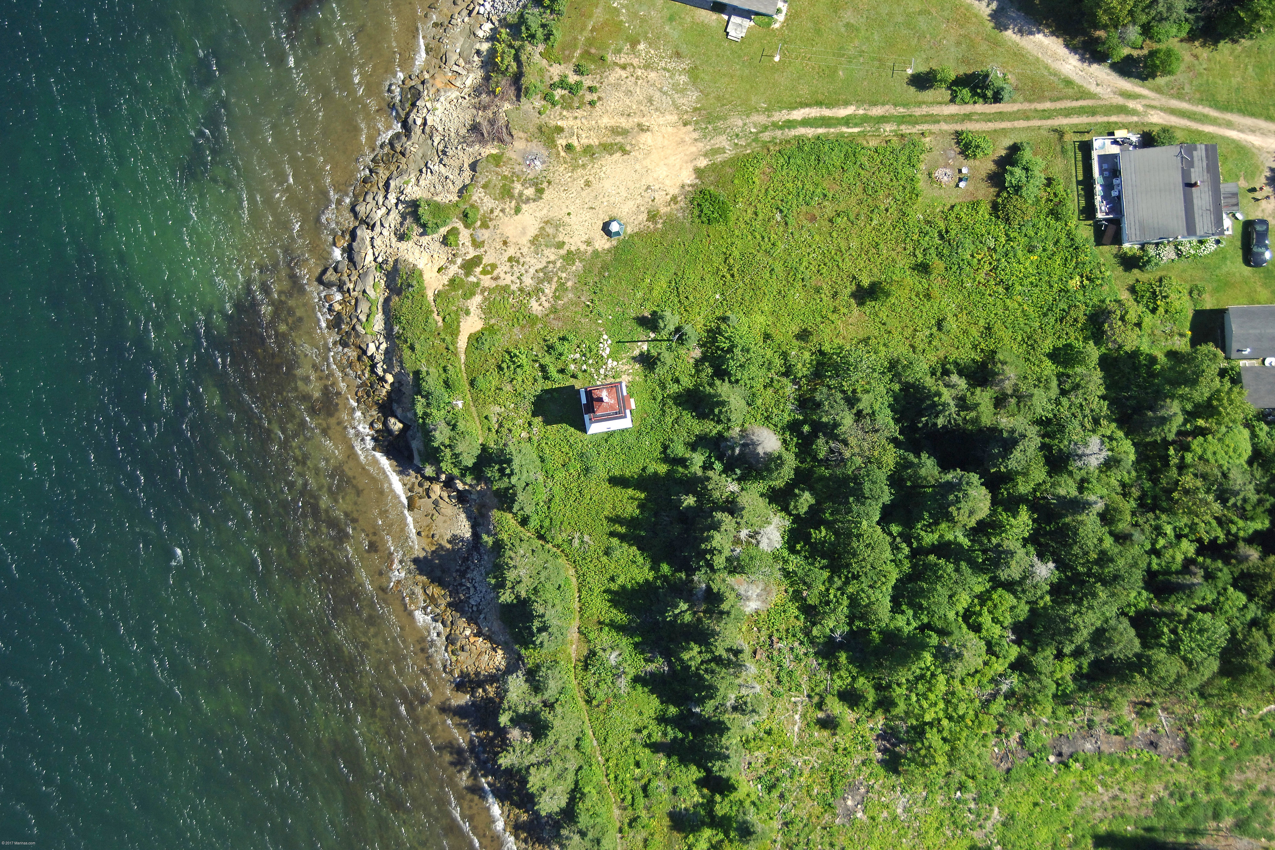 Great Bras D'Or Front Range Lighthouse in Big Bras D'Or, NS, Canada