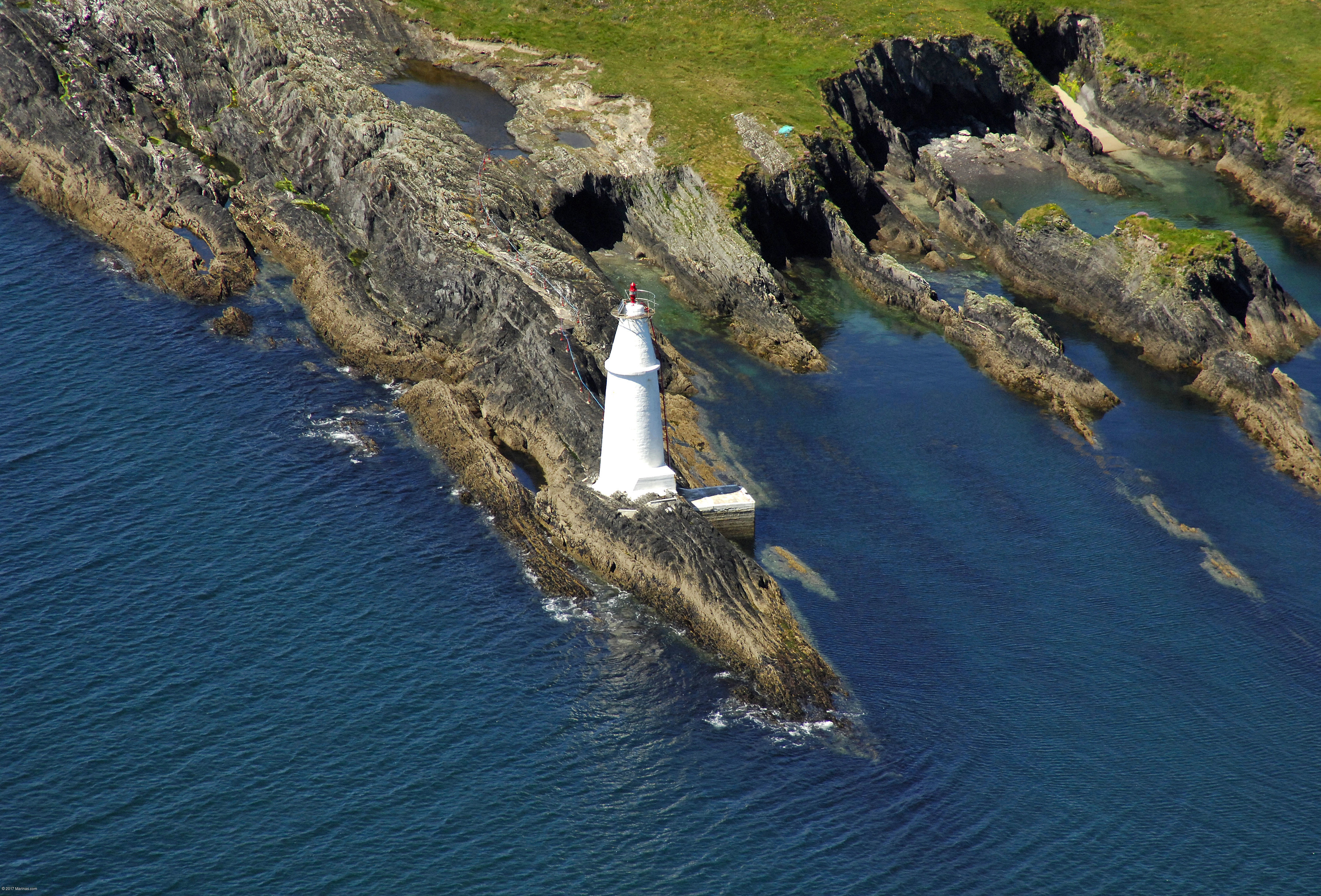 Long Island Light Lighthouse in near Schull, County Cork, Ireland