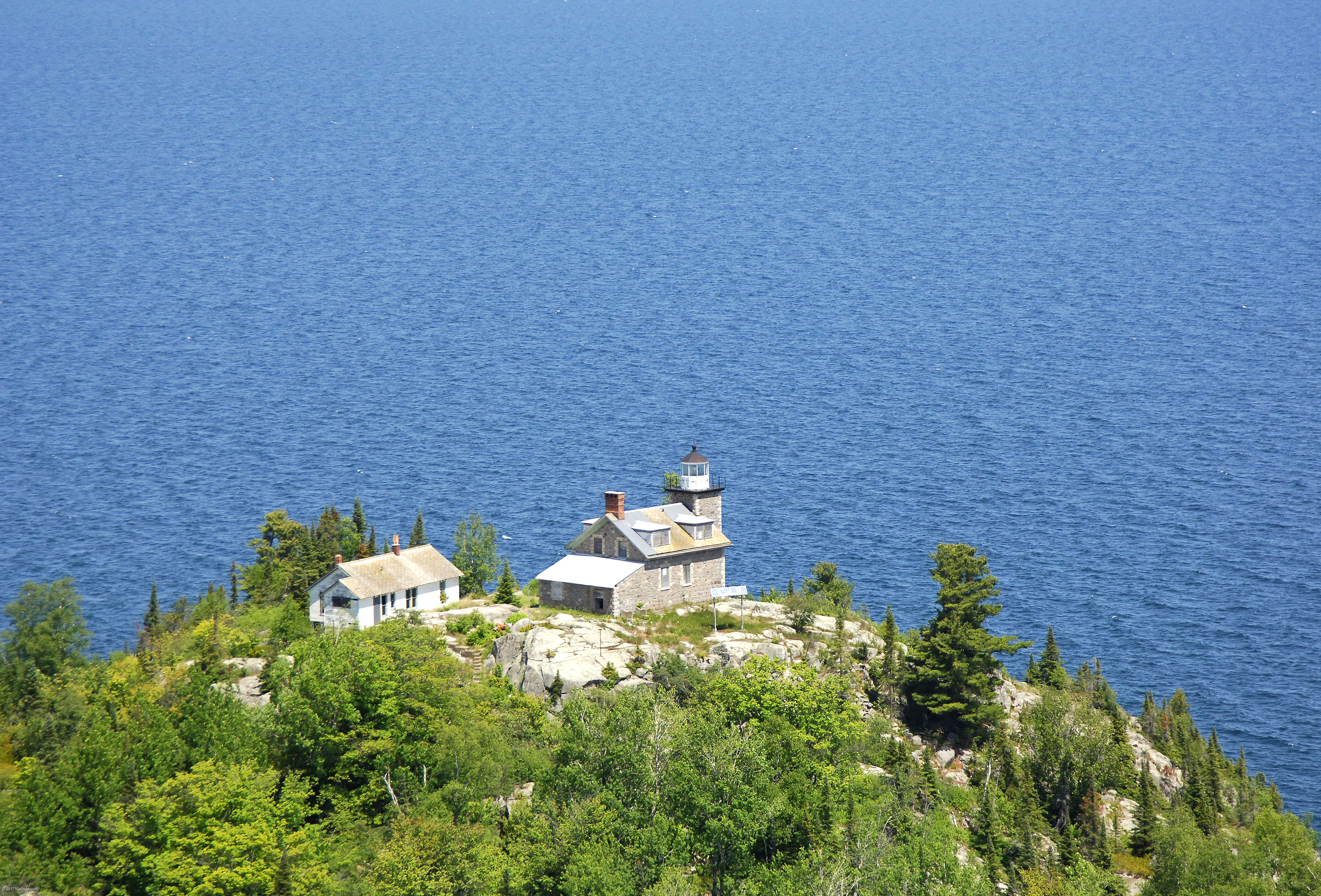 Huron Islands Lighthouse in L'Anse, MI, United States lighthouse