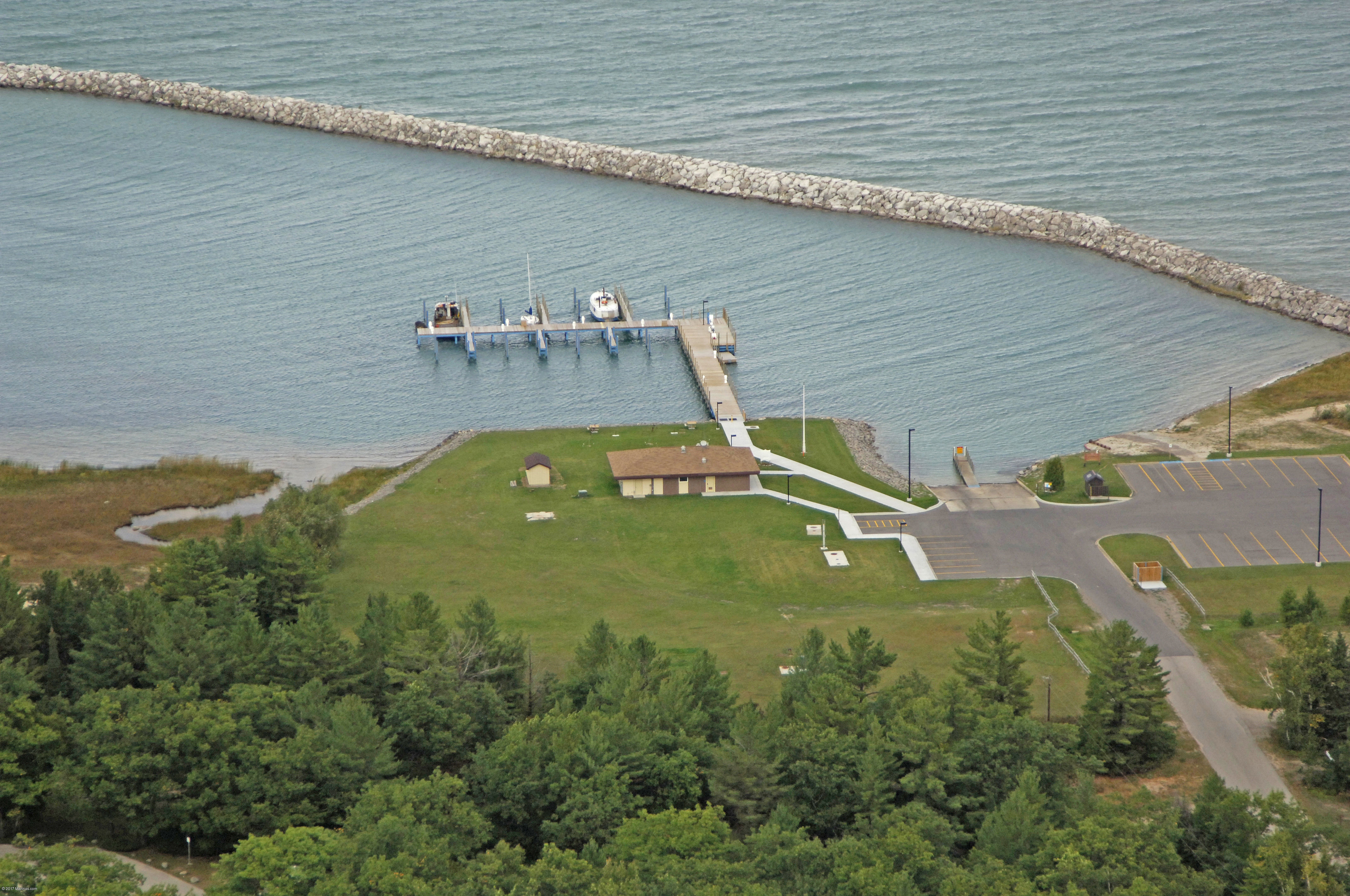 Hammond Bay Refuge Harbor in Millersburg, MI, United States Marina
