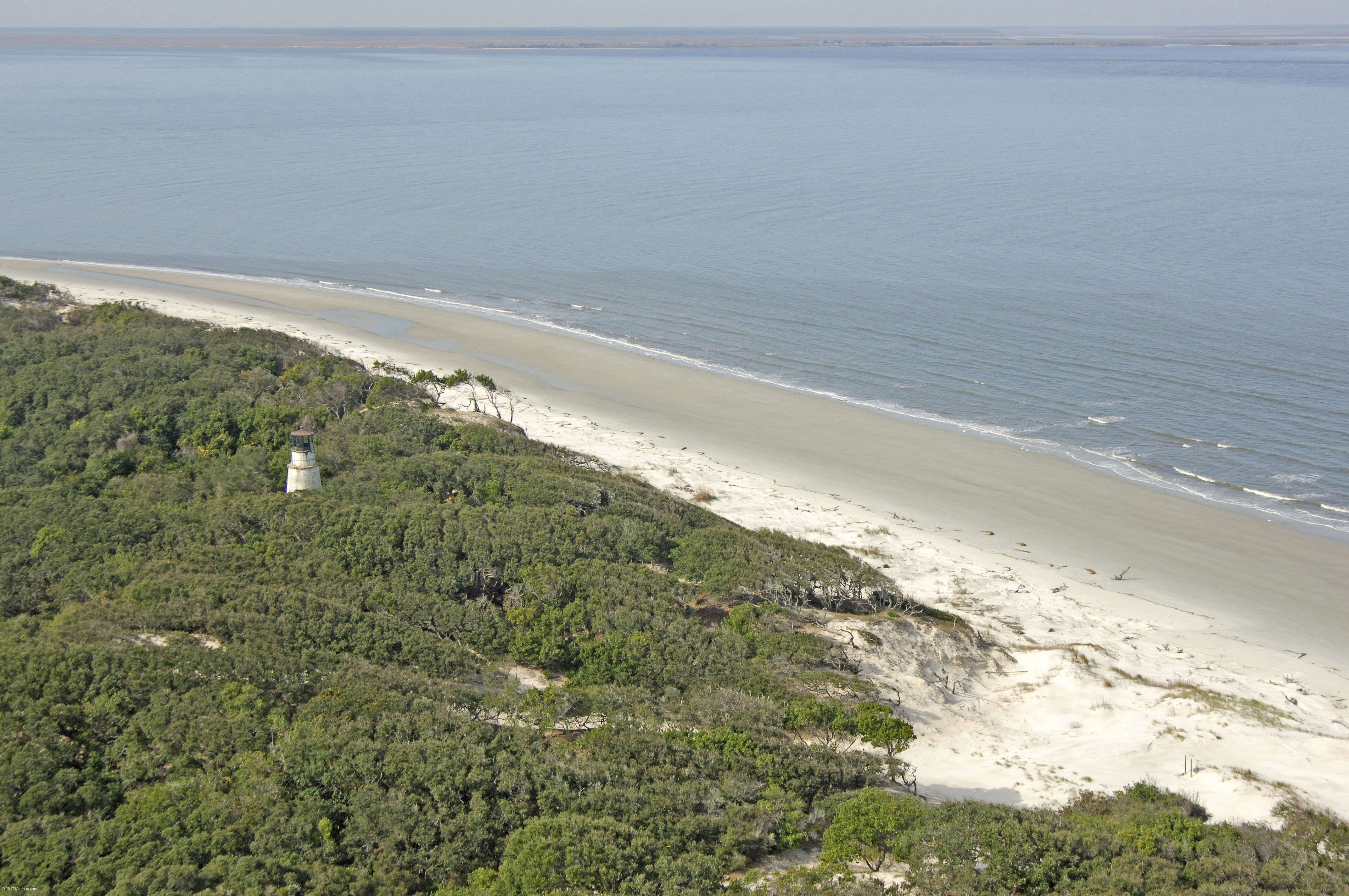 Little Cumberland Island Lighthouse in North End of Little Cumberland