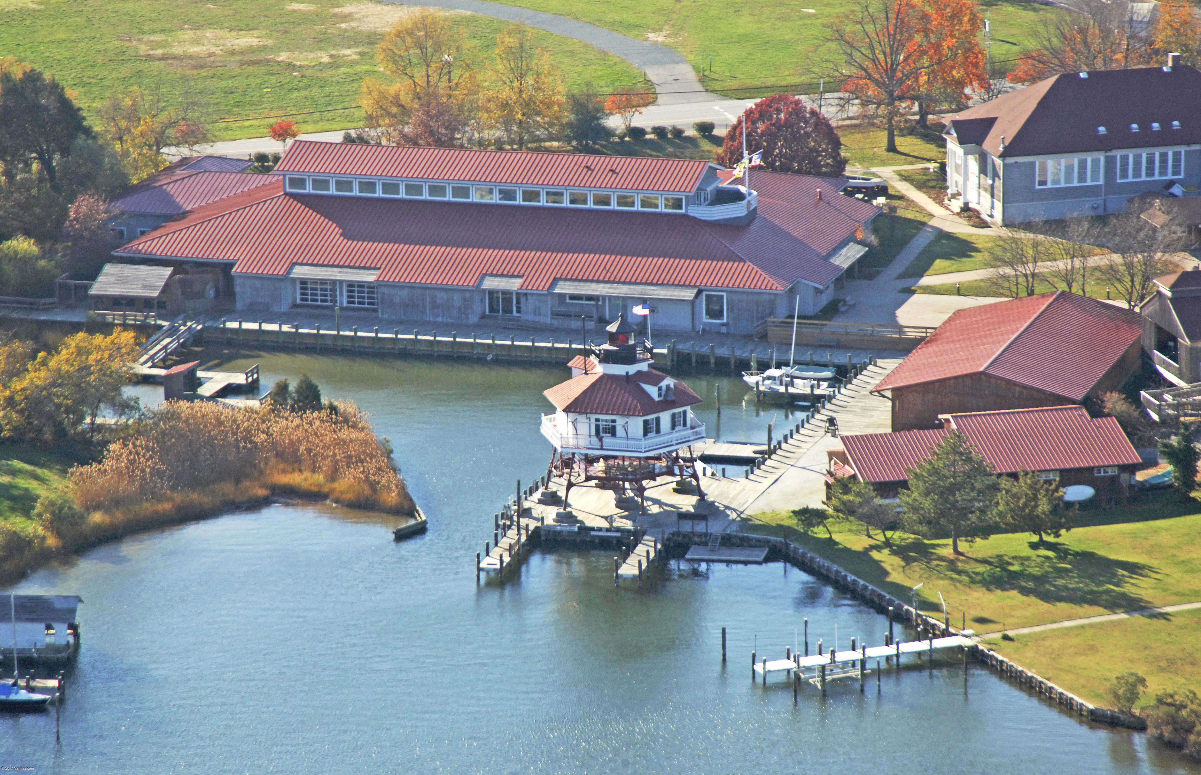 Drum Point Lighthouse in Solomons, MD, United States lighthouse