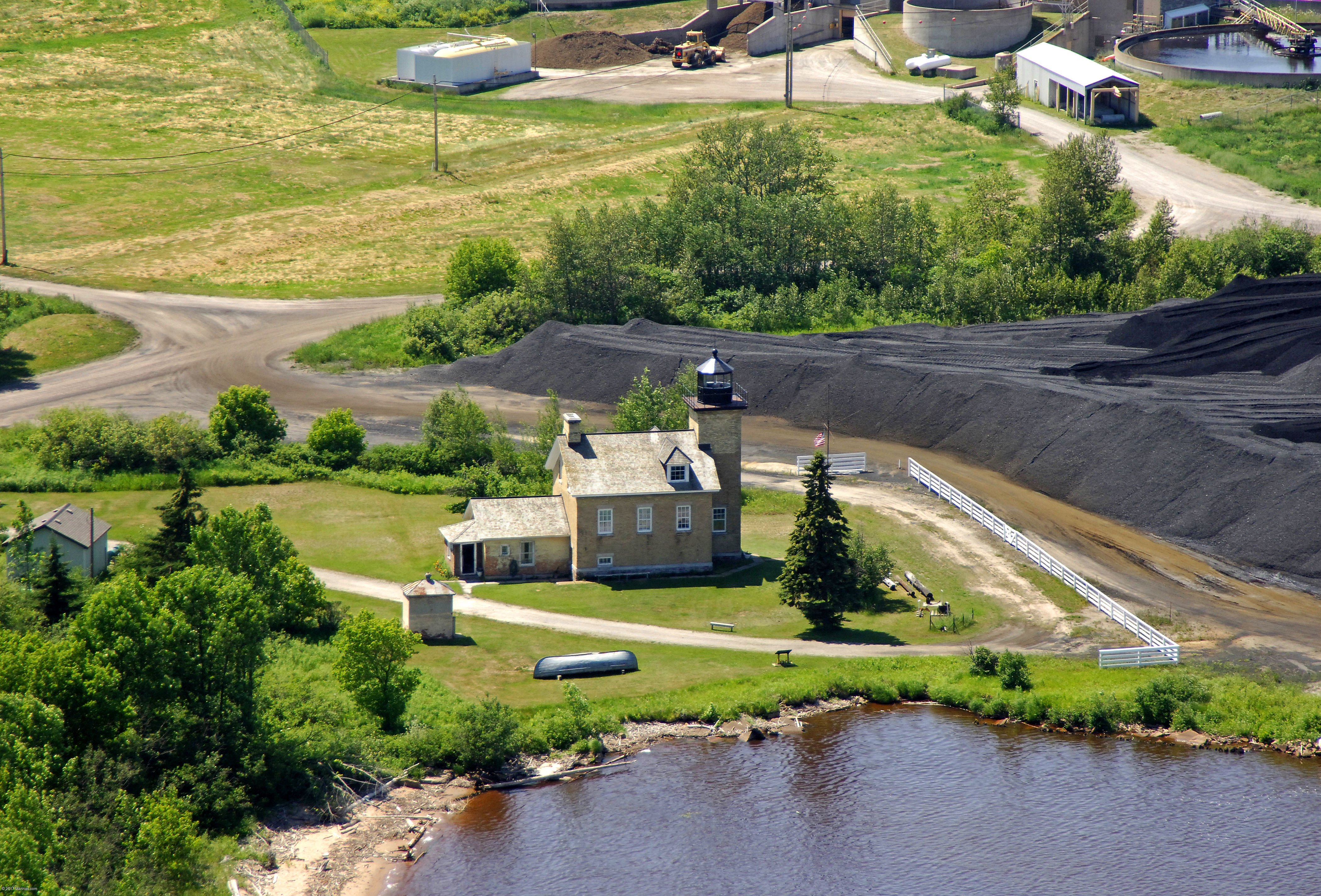Ontonagon Lighthouse in Ontonagon, MI, United States lighthouse