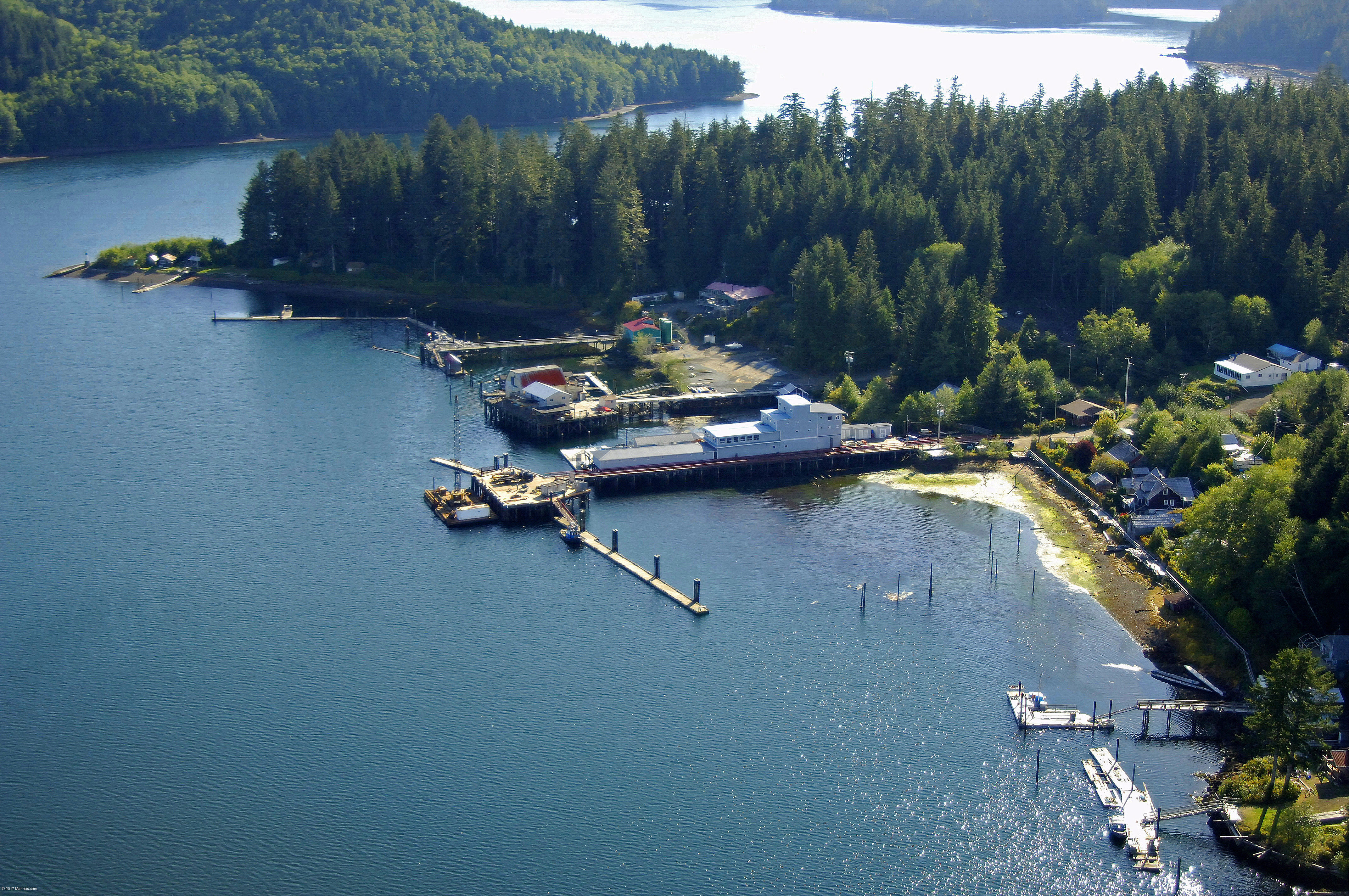 Winter Harbour Authority Public Dock in Winter Harbour, BC, Canada