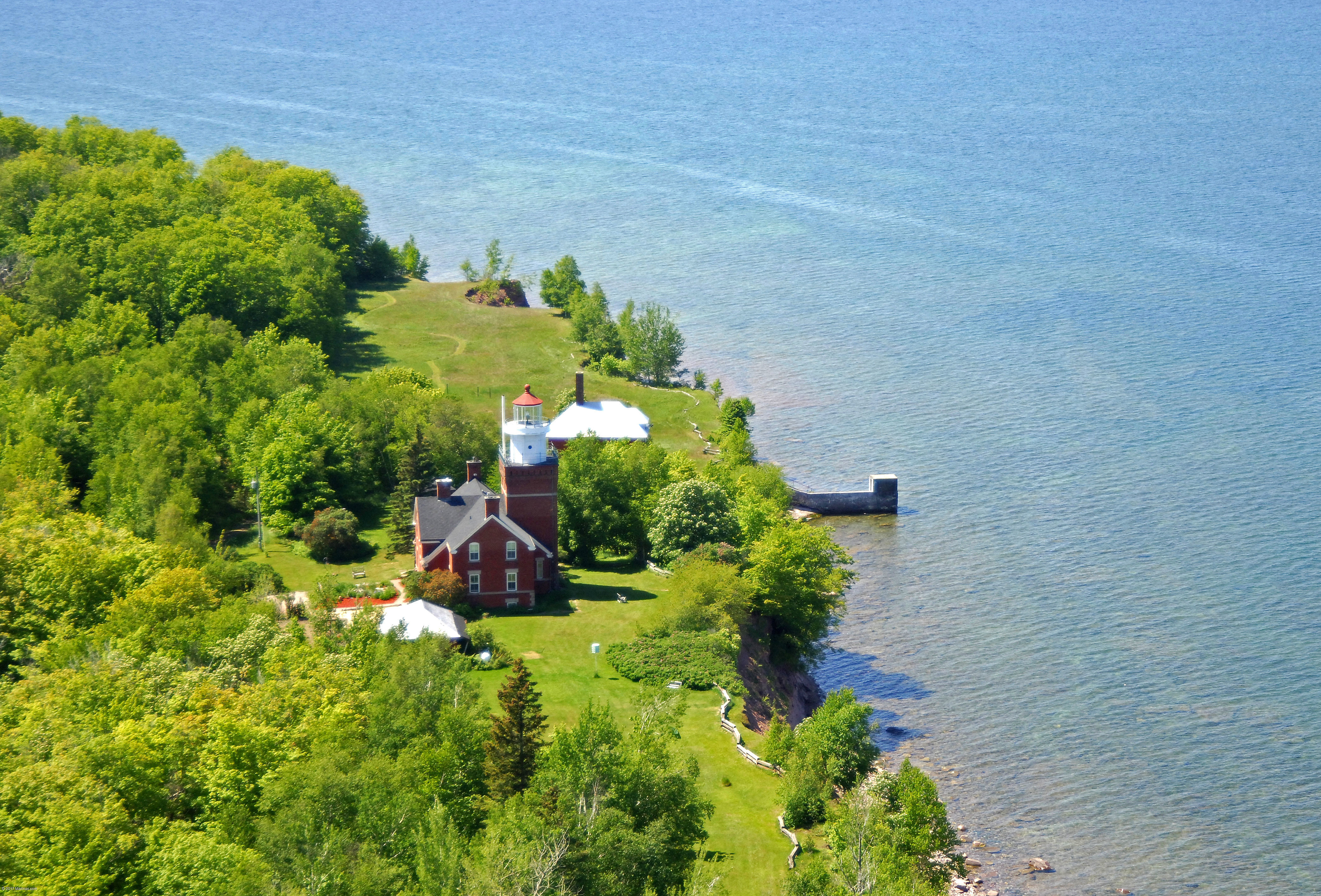 Big Bay Point Lighthouse in Big Bay, MI, United States lighthouse