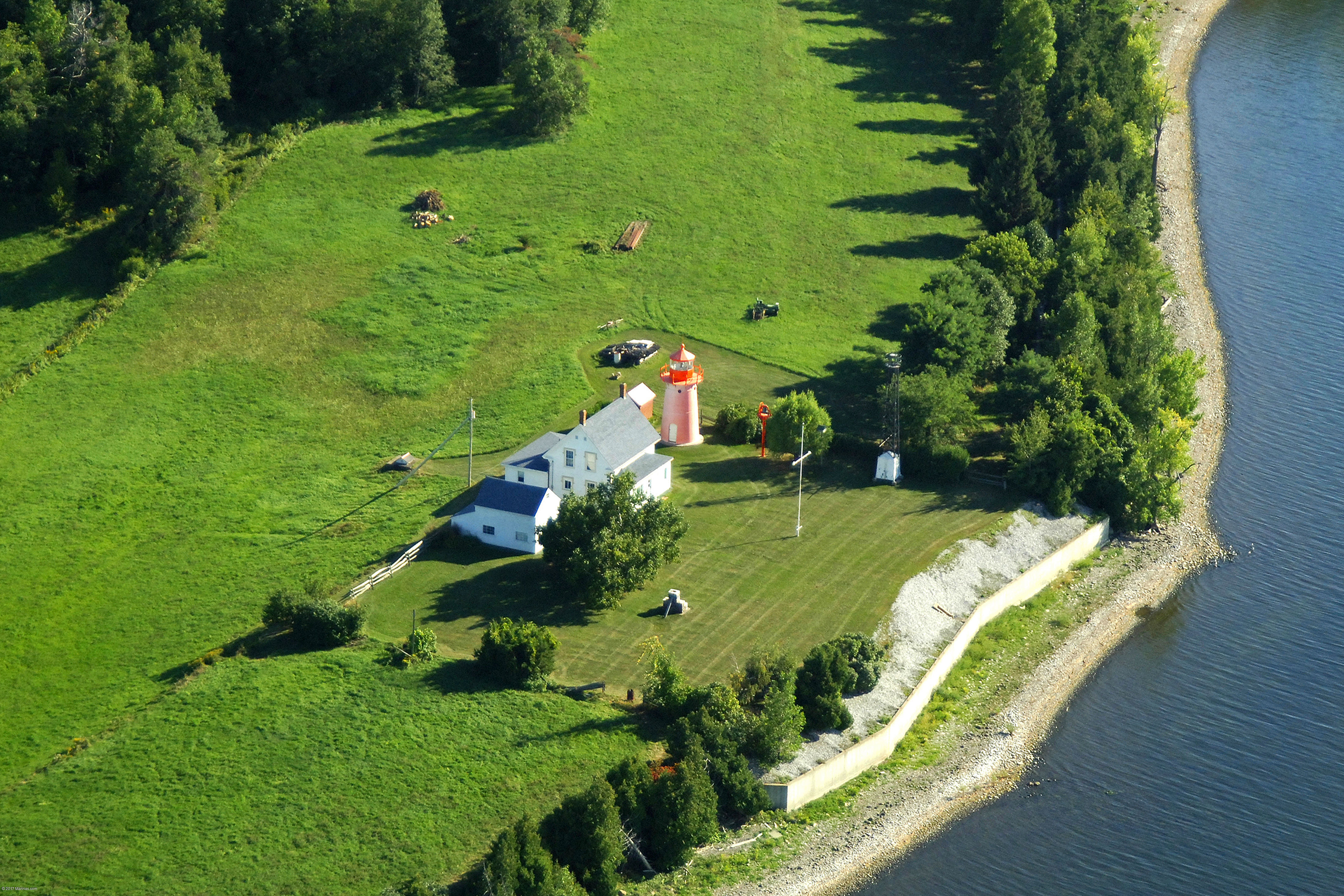 Isle La Motte Lighthouse in Isle of Motte, VT, United States