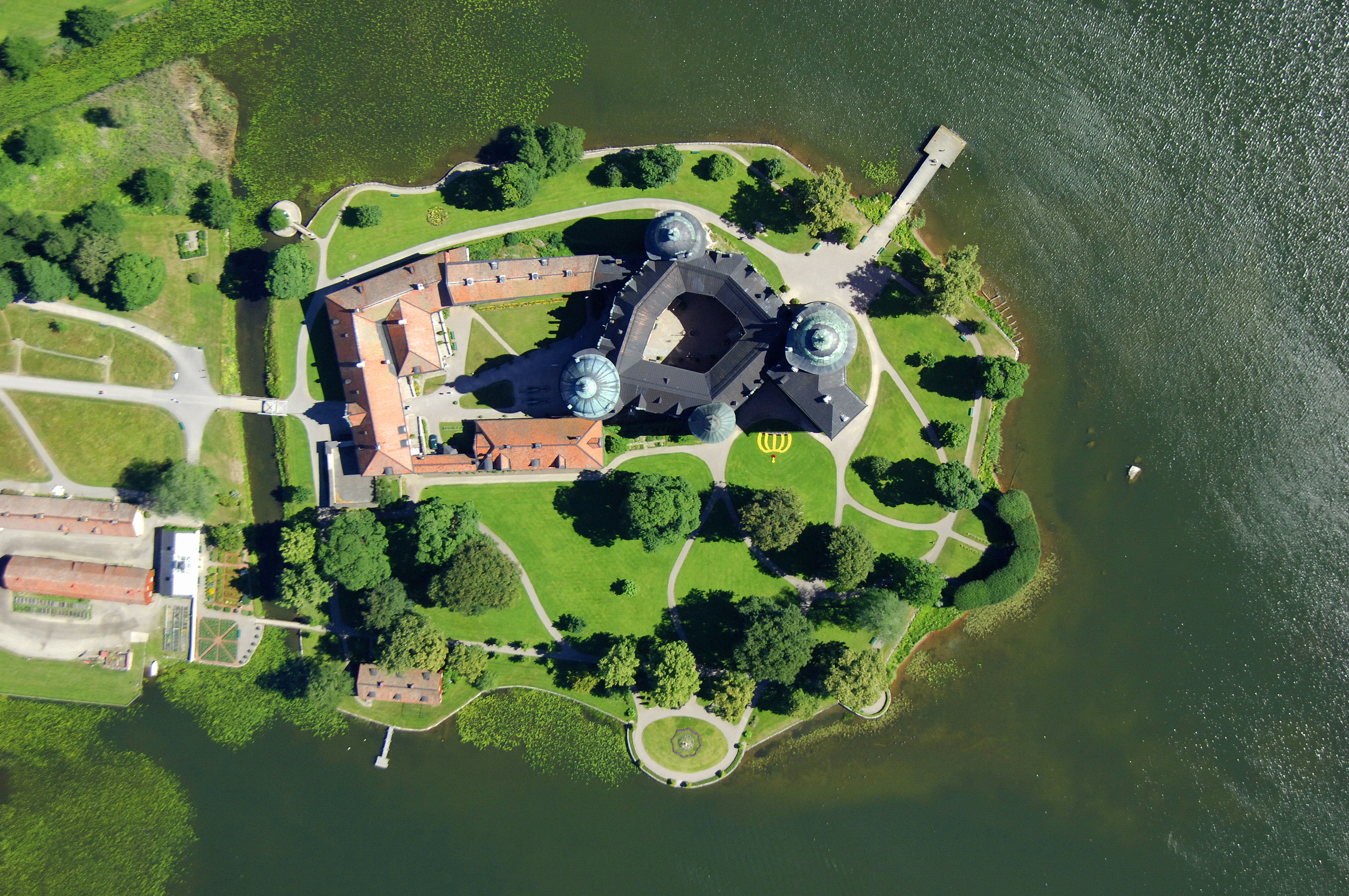 Gripsholm Castle Landmark In Mariefred Stockholm Sweden Landmark 