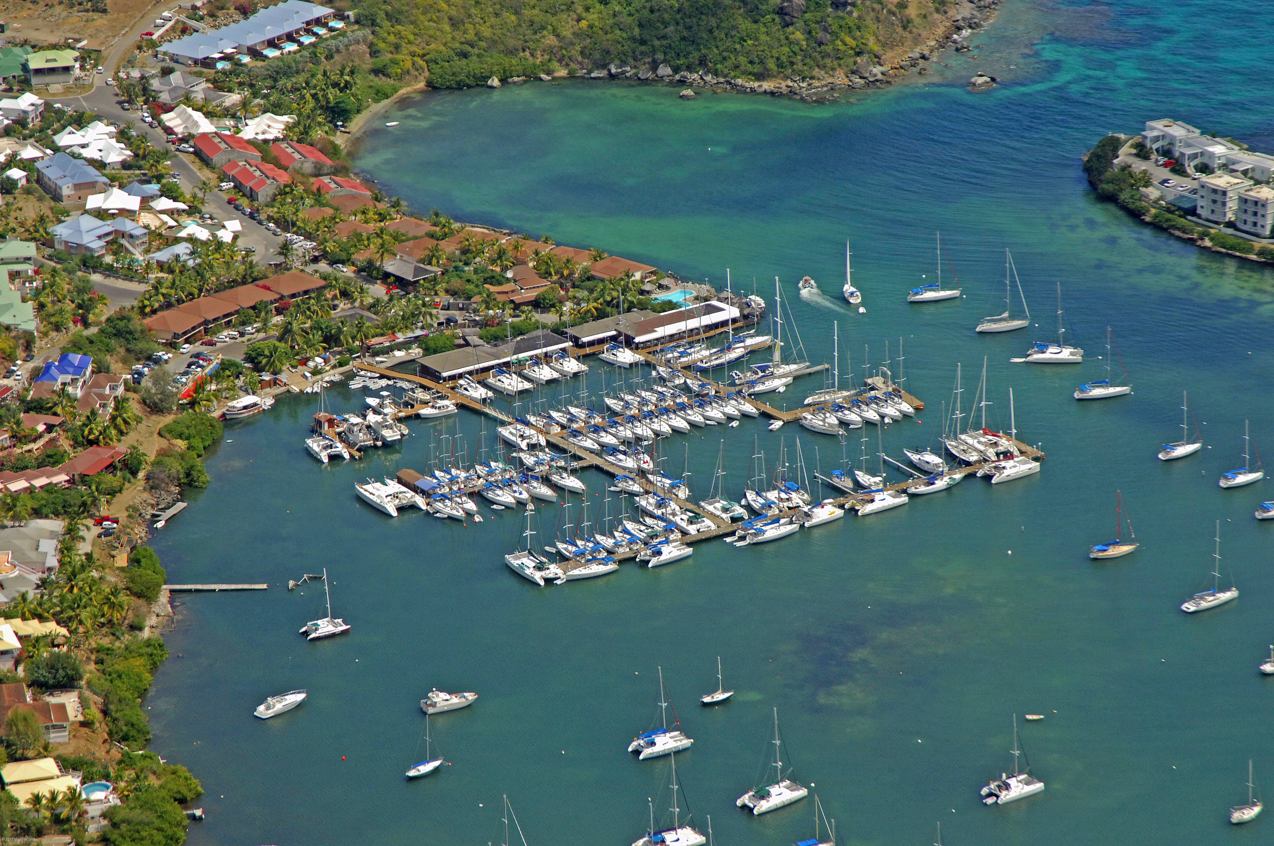 Captain Oliver's Marina in Saint Martin, French West Indies, Netherland
