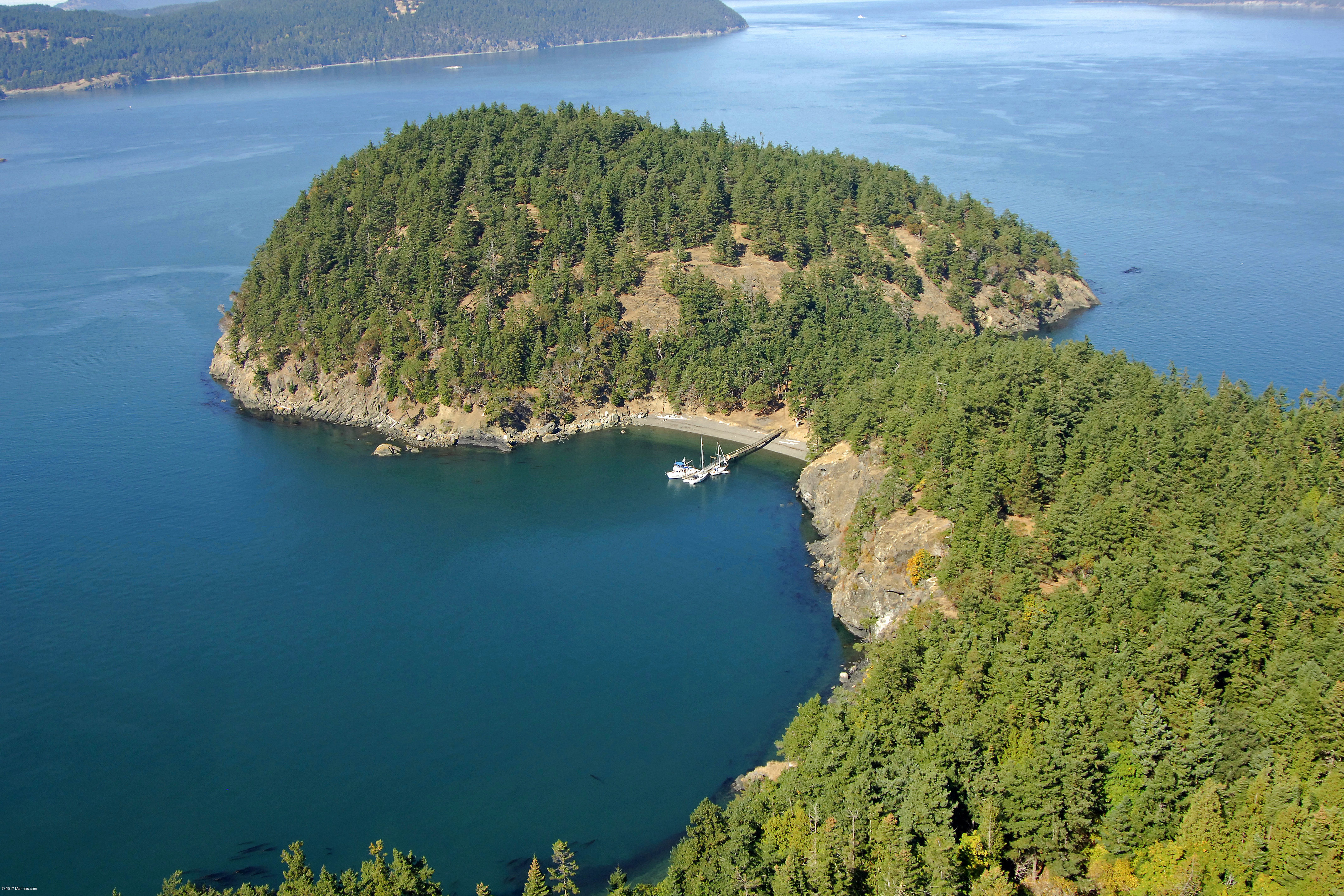 James Island Marine State Park in James Island, WA, United States