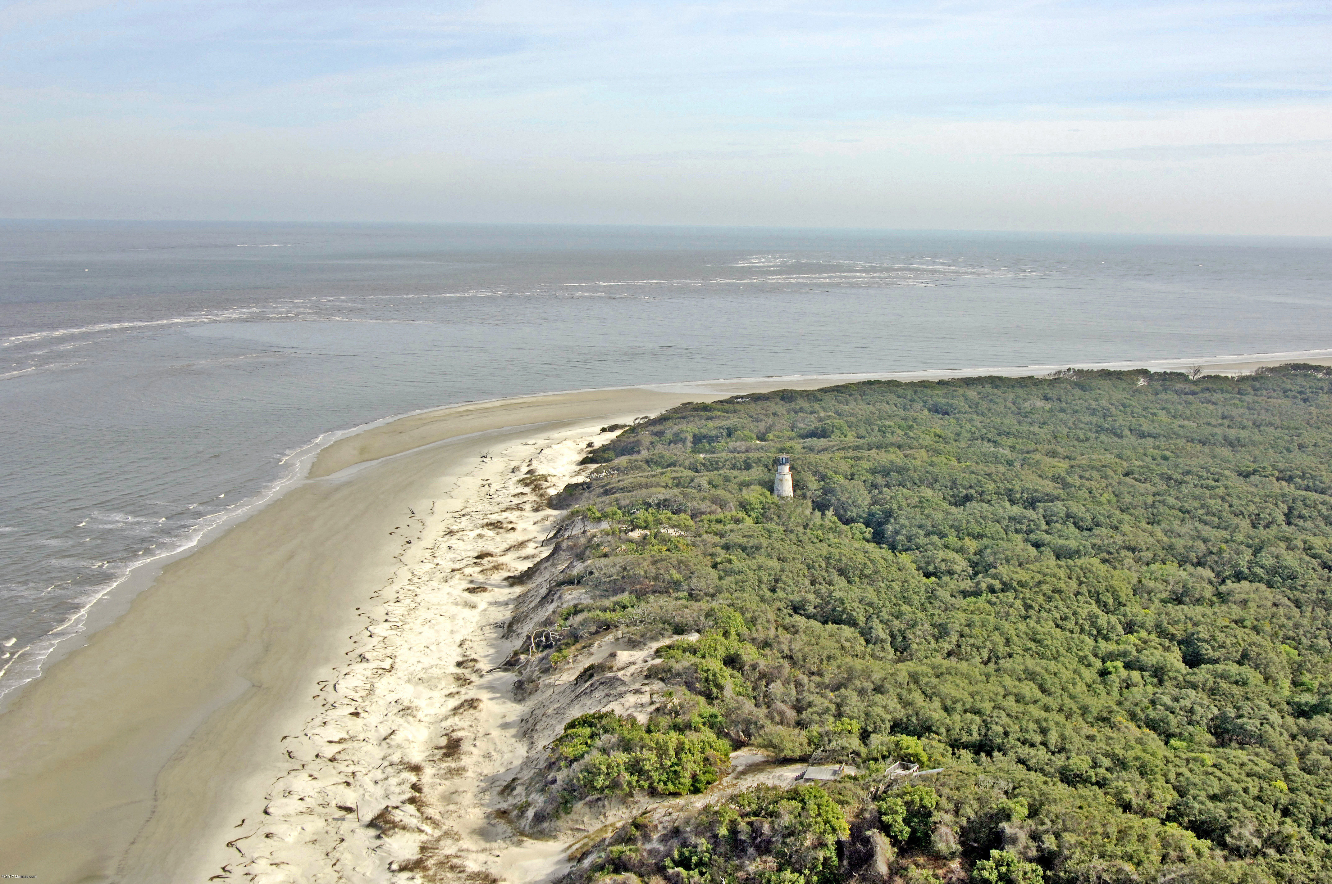 Little Cumberland Island Lighthouse in North End of Little Cumberland