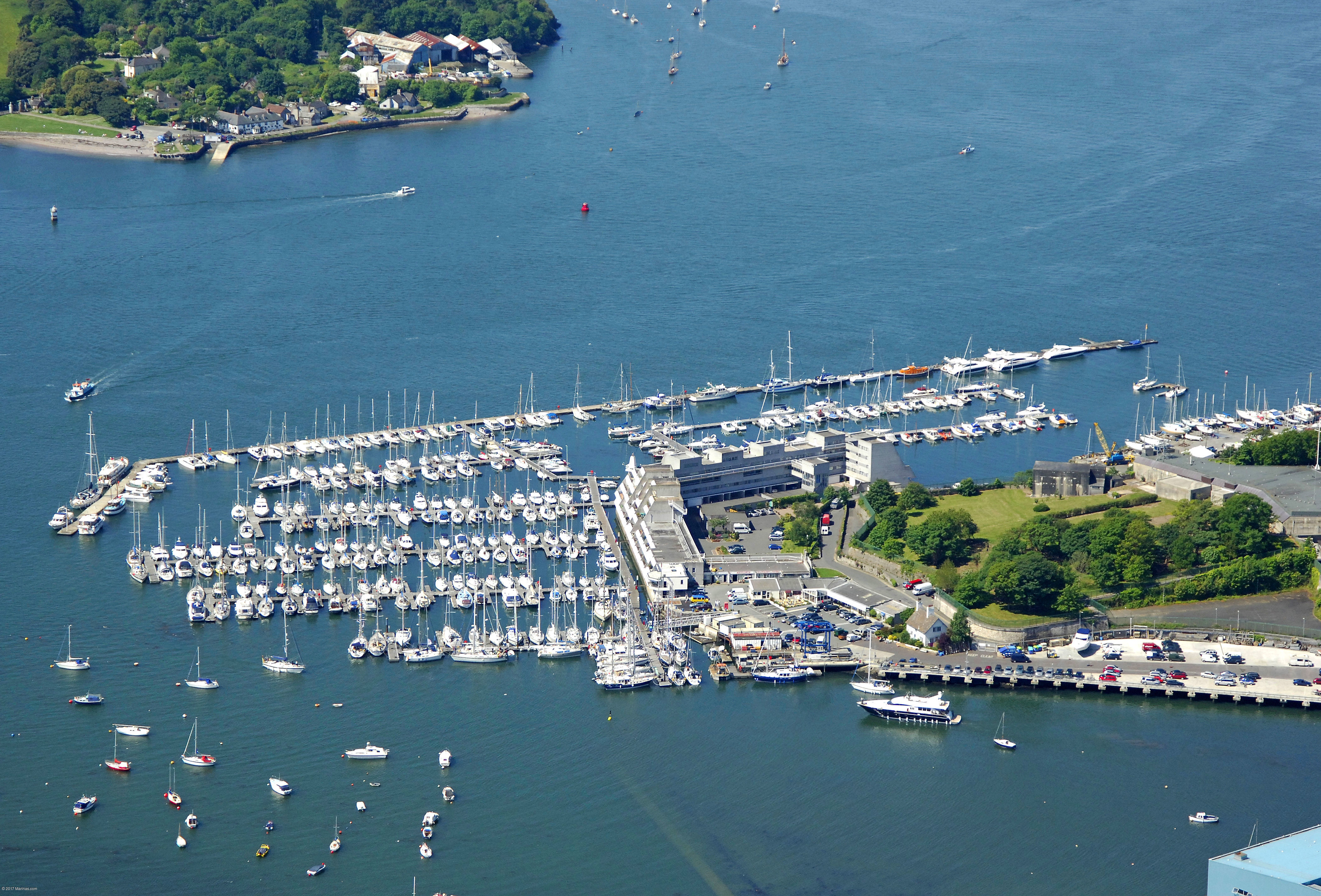 Mayflower Marina in Plymouth, Devon, GB, United Kingdom Marina