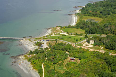 Fort Foster Park Landmark in Kittery, ME, United States - landmark