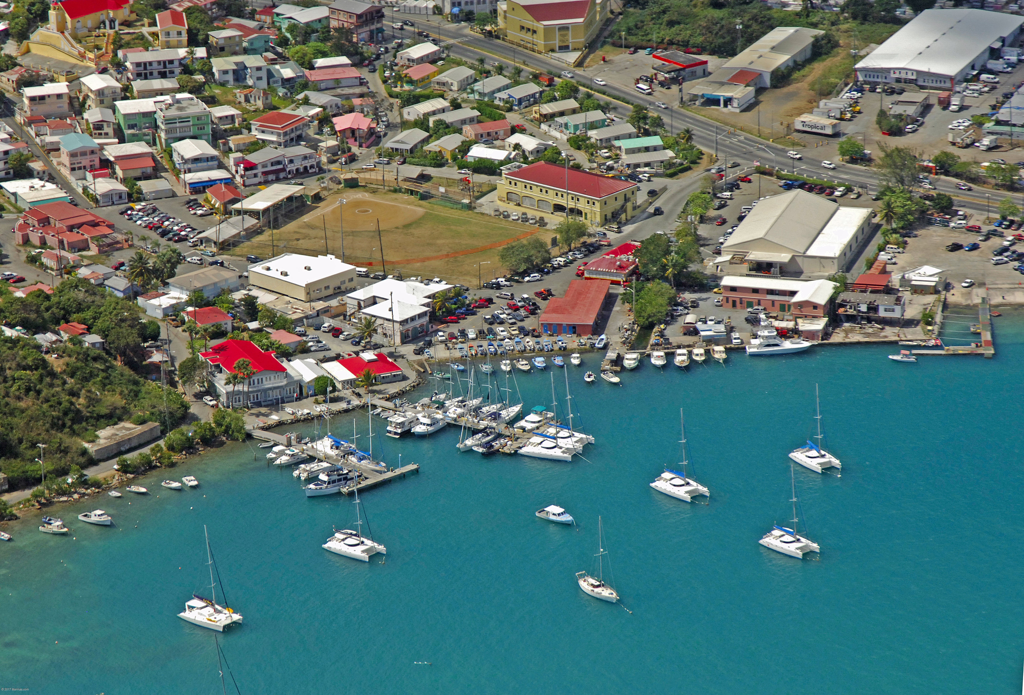 Frenchtown Harbor Marina in Frenchtown, St Thomas, U.S. Virgin Islands