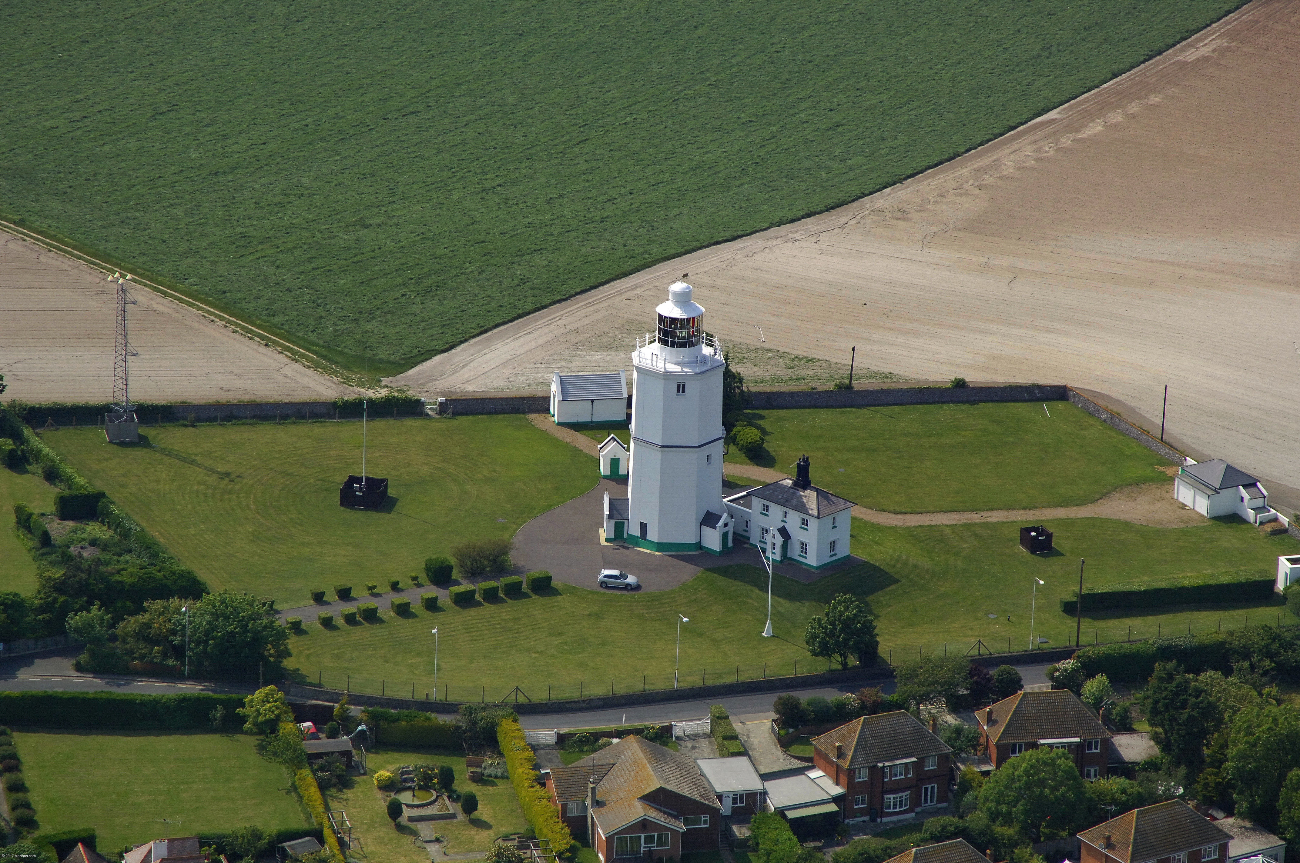 North Foreland Light Lighthouse in Broadstairs, GB, United Kingdom