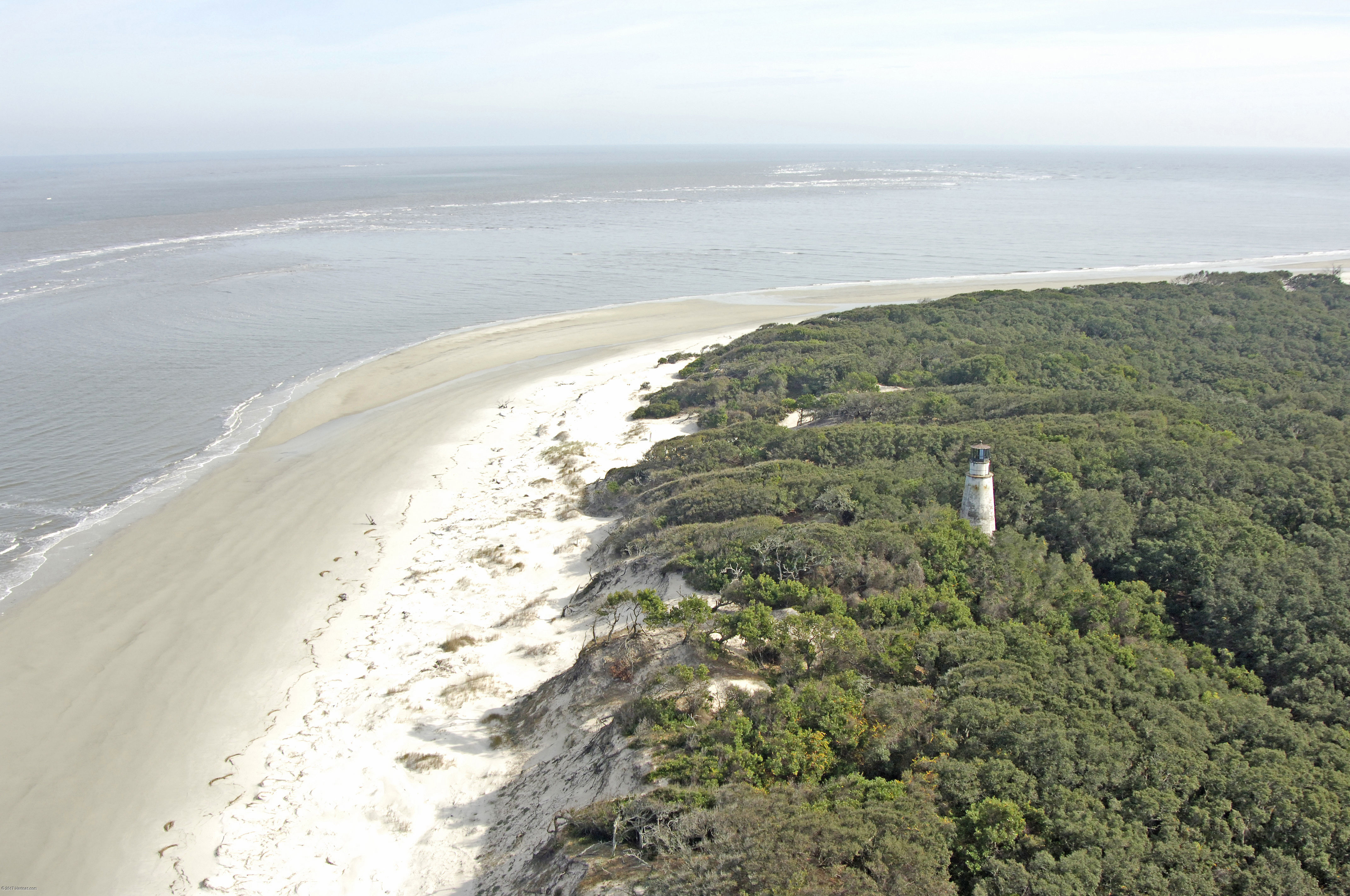 Little Cumberland Island Lighthouse in North End of Little Cumberland