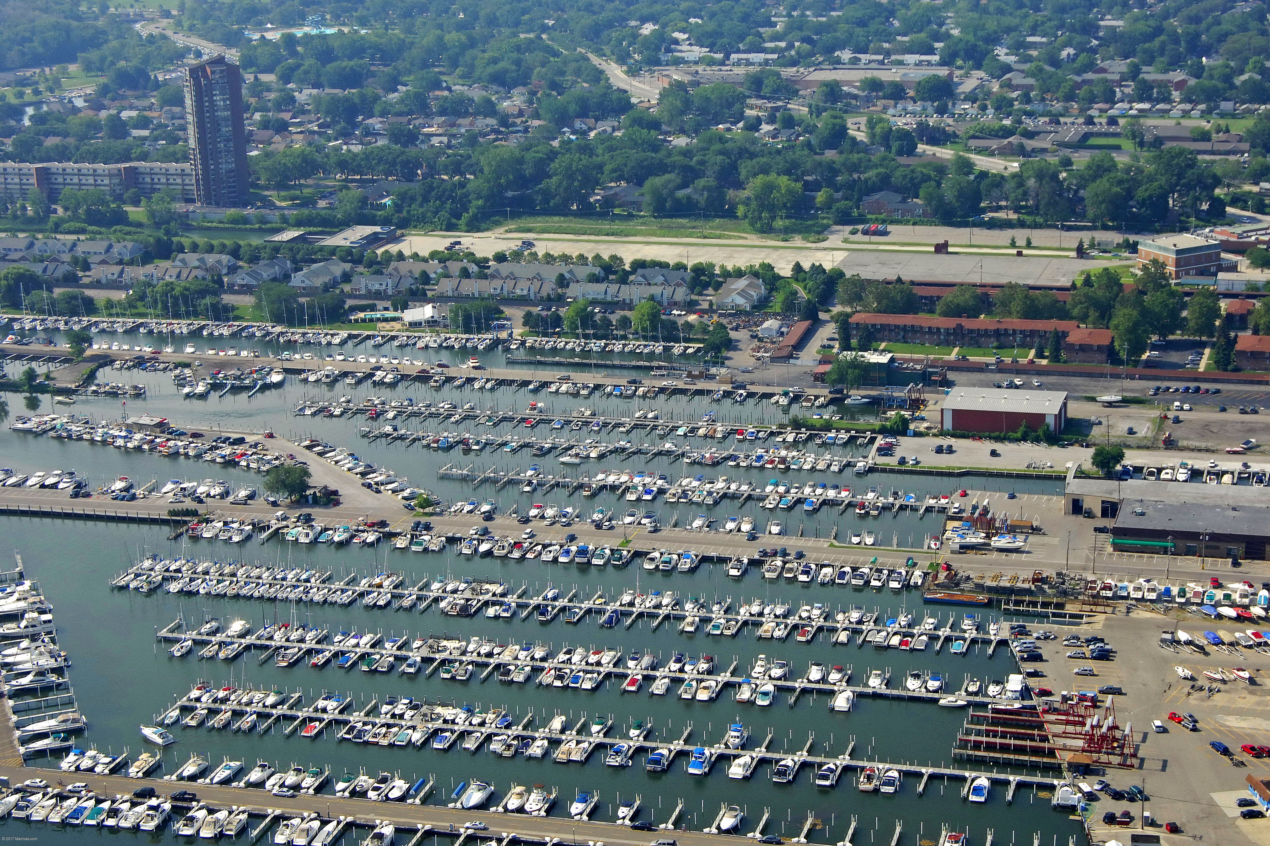 Harbor Nine Marina in St. Clair Shores, MI, United States Marina