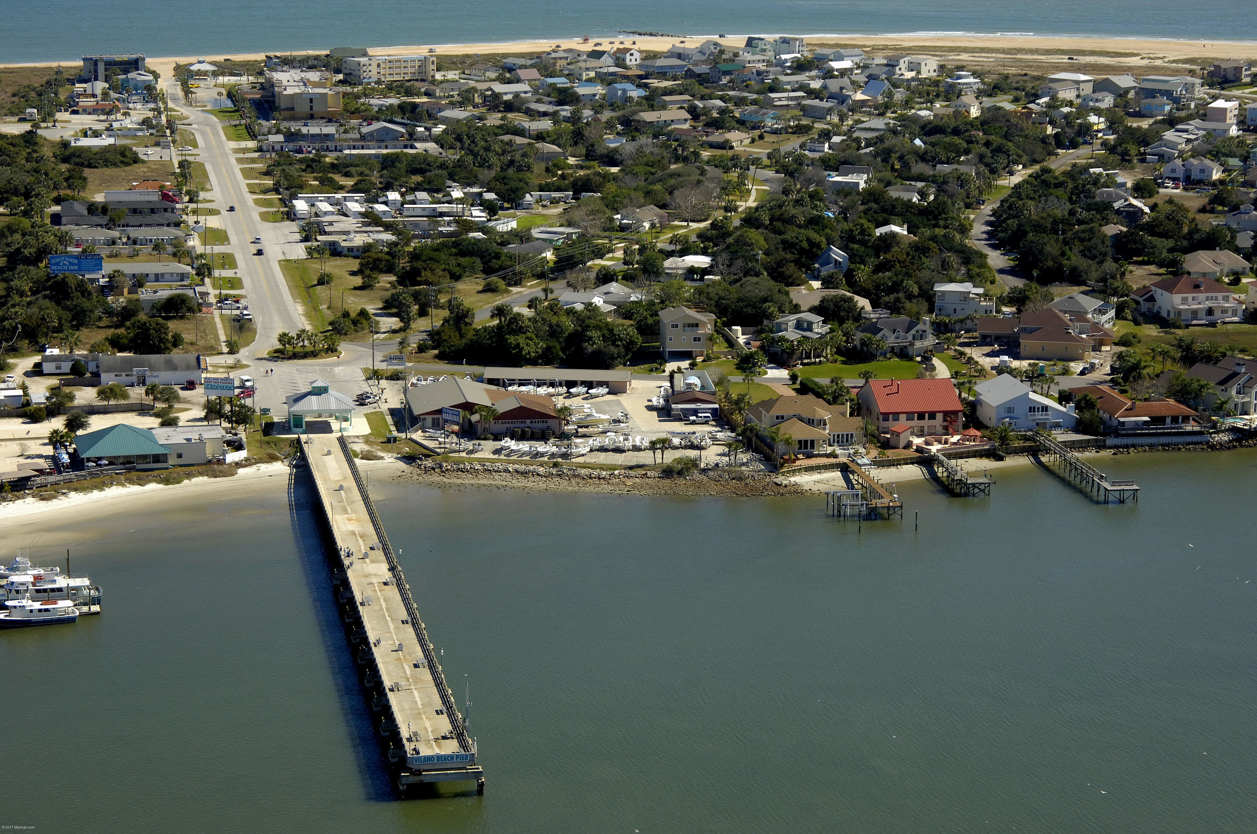 Vilano Beach Pier/ St Augustine Marina in St Augustine, FL, United