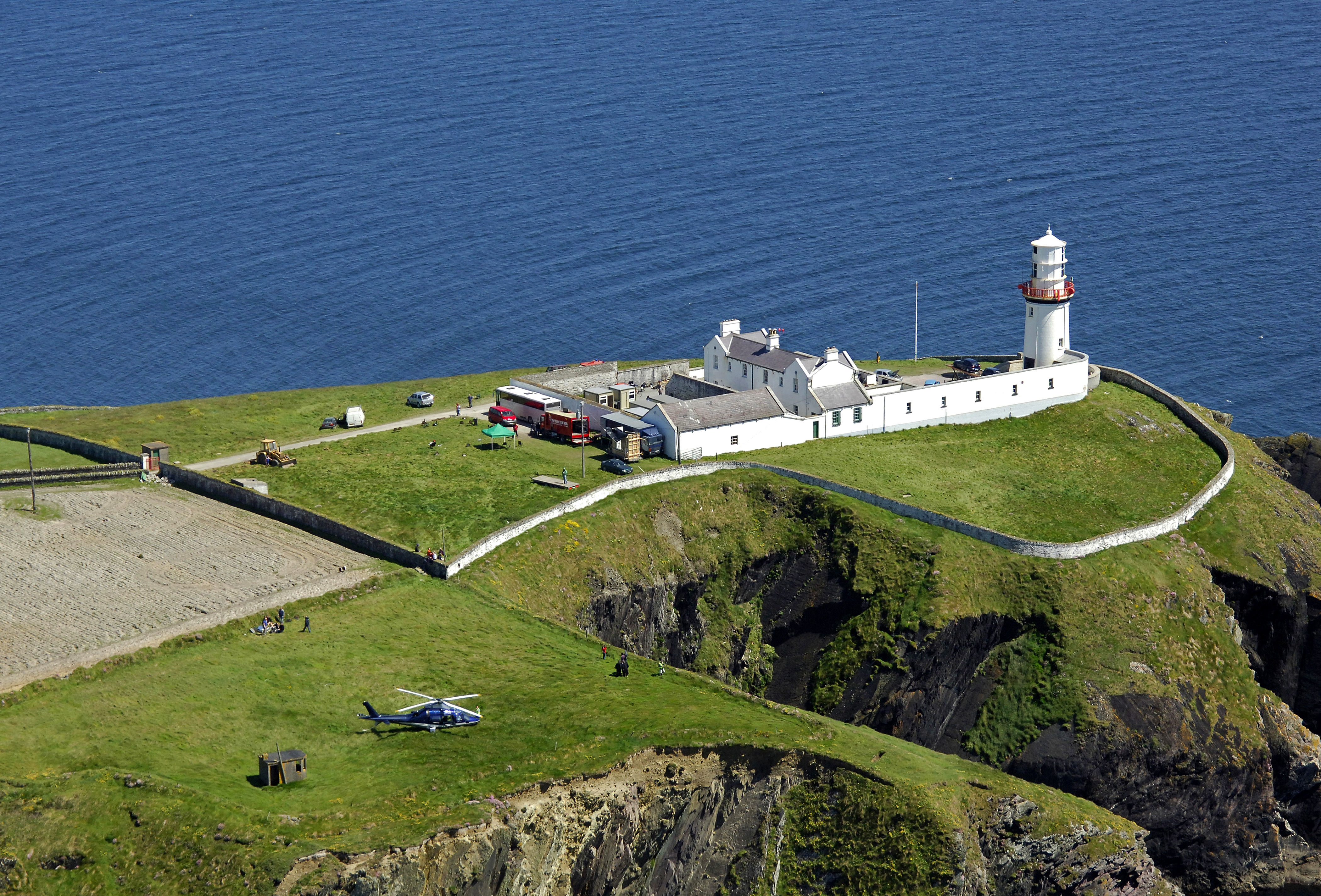 Galley Head Lighthouse In 40 Miles West Of Cork Dun Deide Headland 