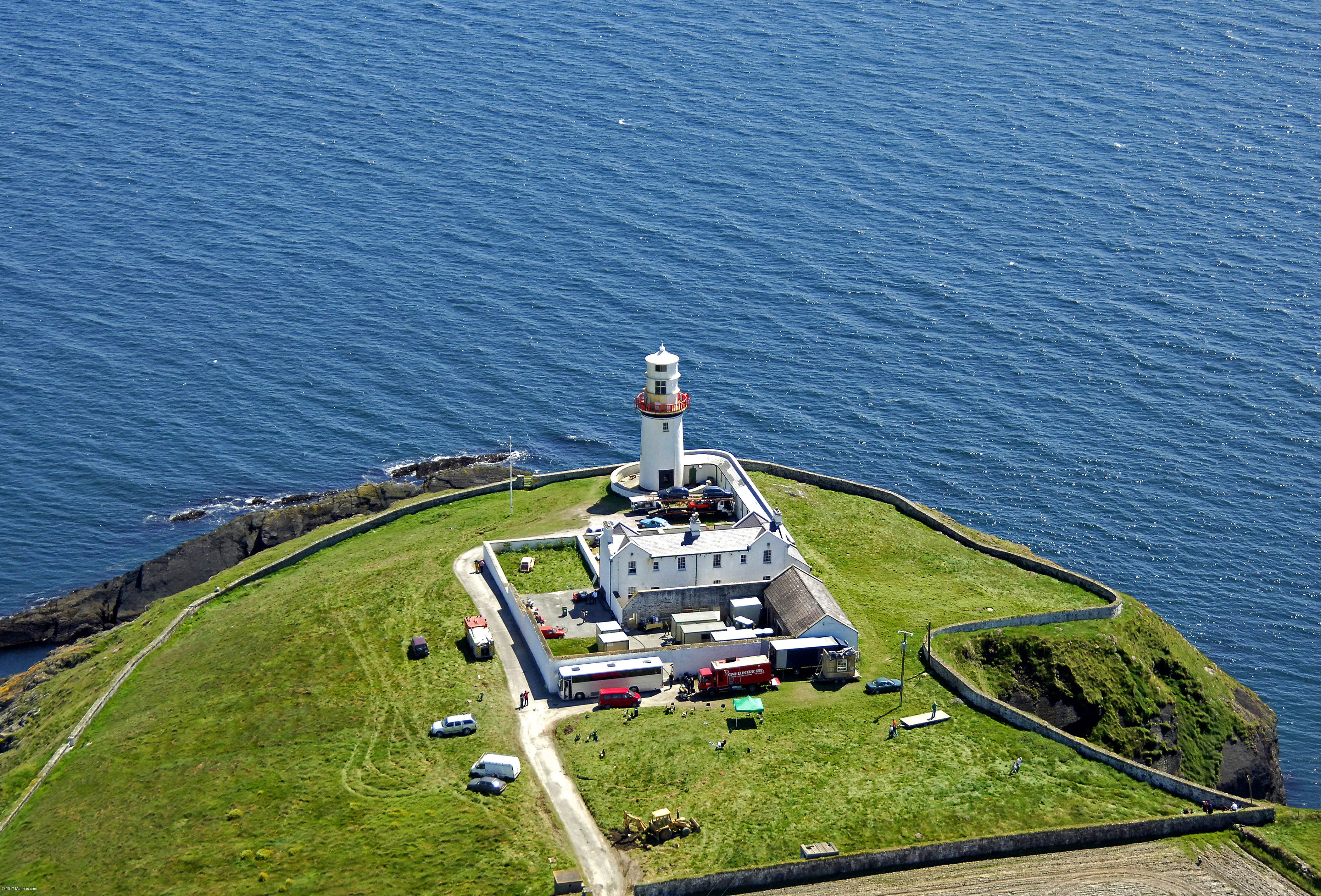 Galley Head Lighthouse In 40 Miles West Of Cork Dun Deide Headland galley-head-lighthouse-in-40-miles-west-of-cork-dun-deide-headland