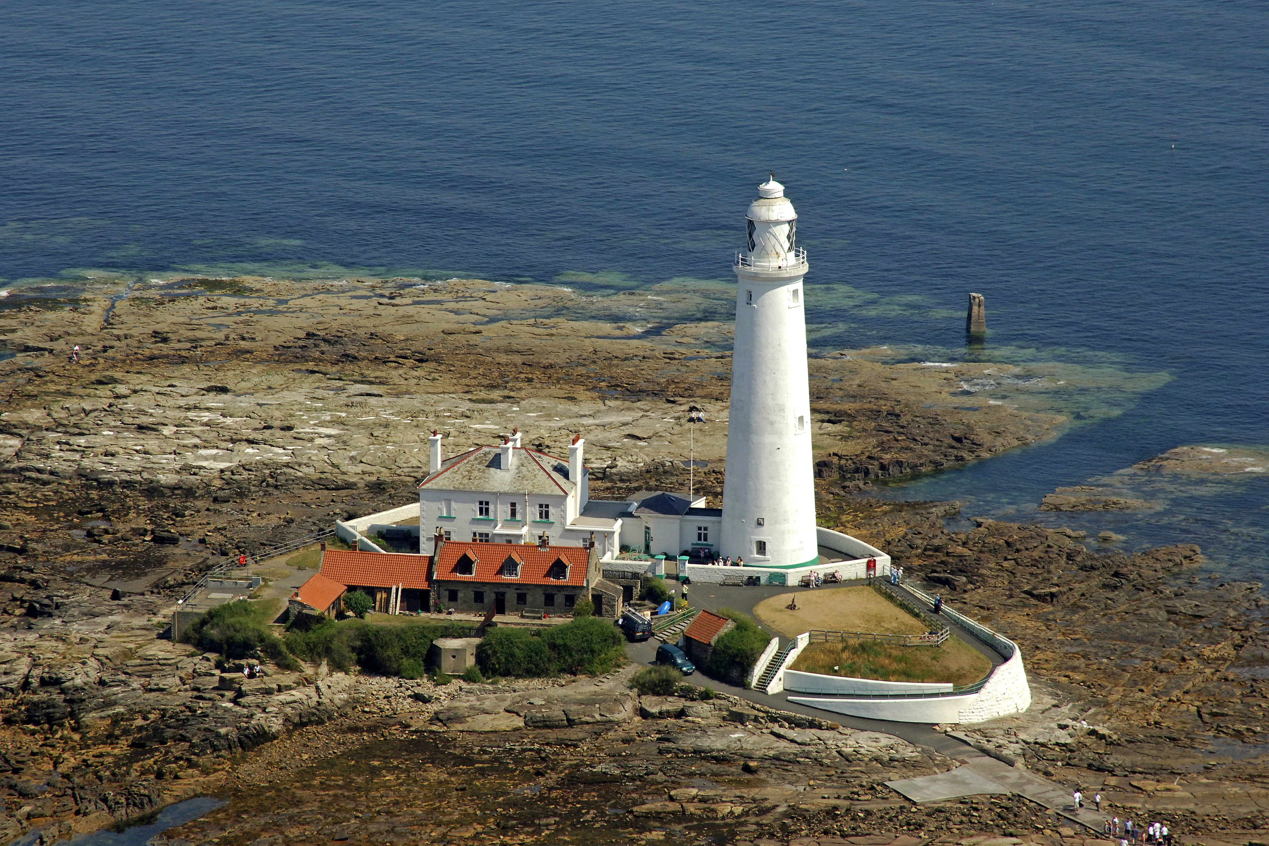St Marys Lighthouse In Whitley Bay GB United Kingdom Lighthouse 
