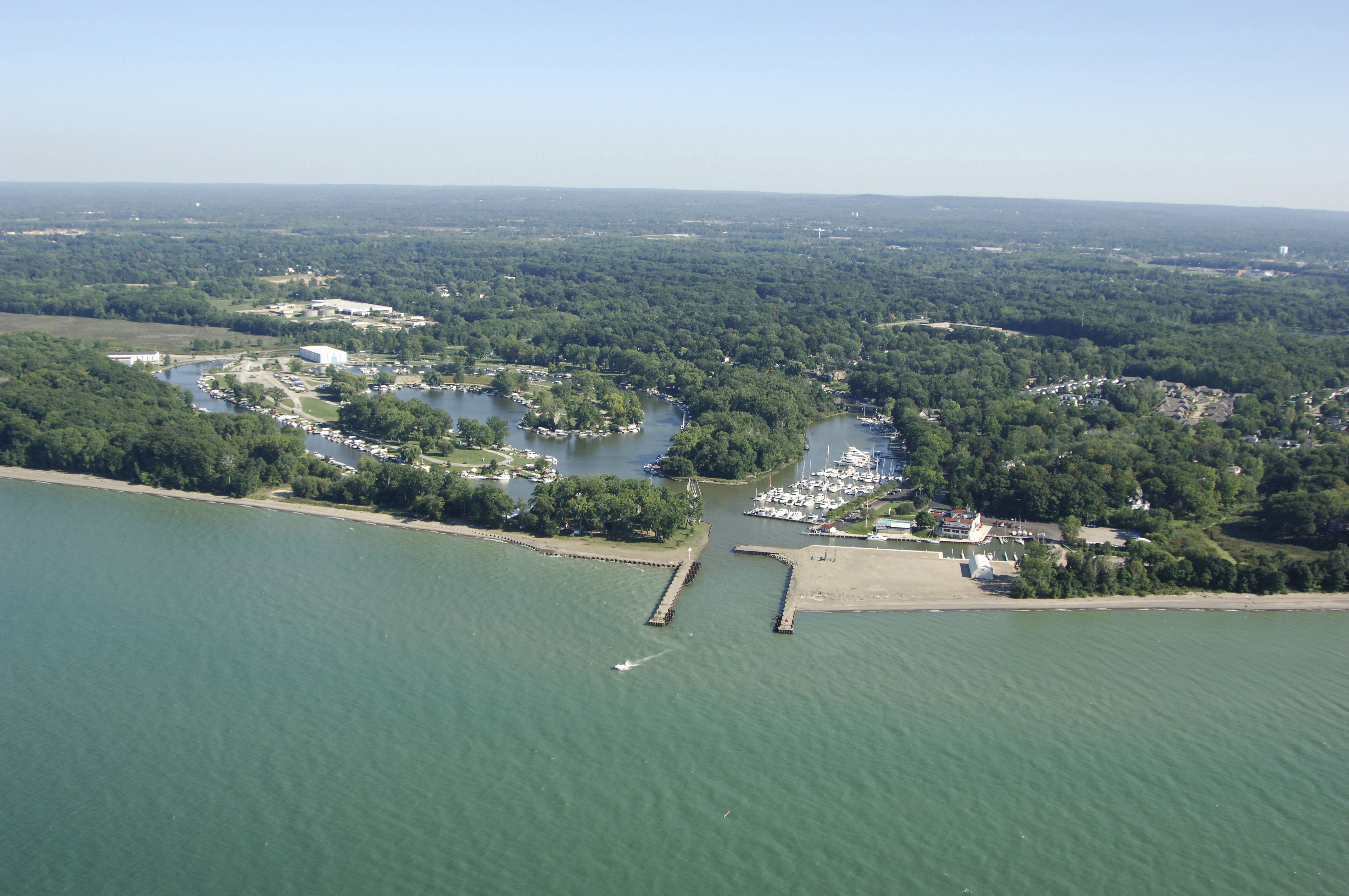 Mentor Lagoon Harbor in MentorontheLake, OH, United States harbor