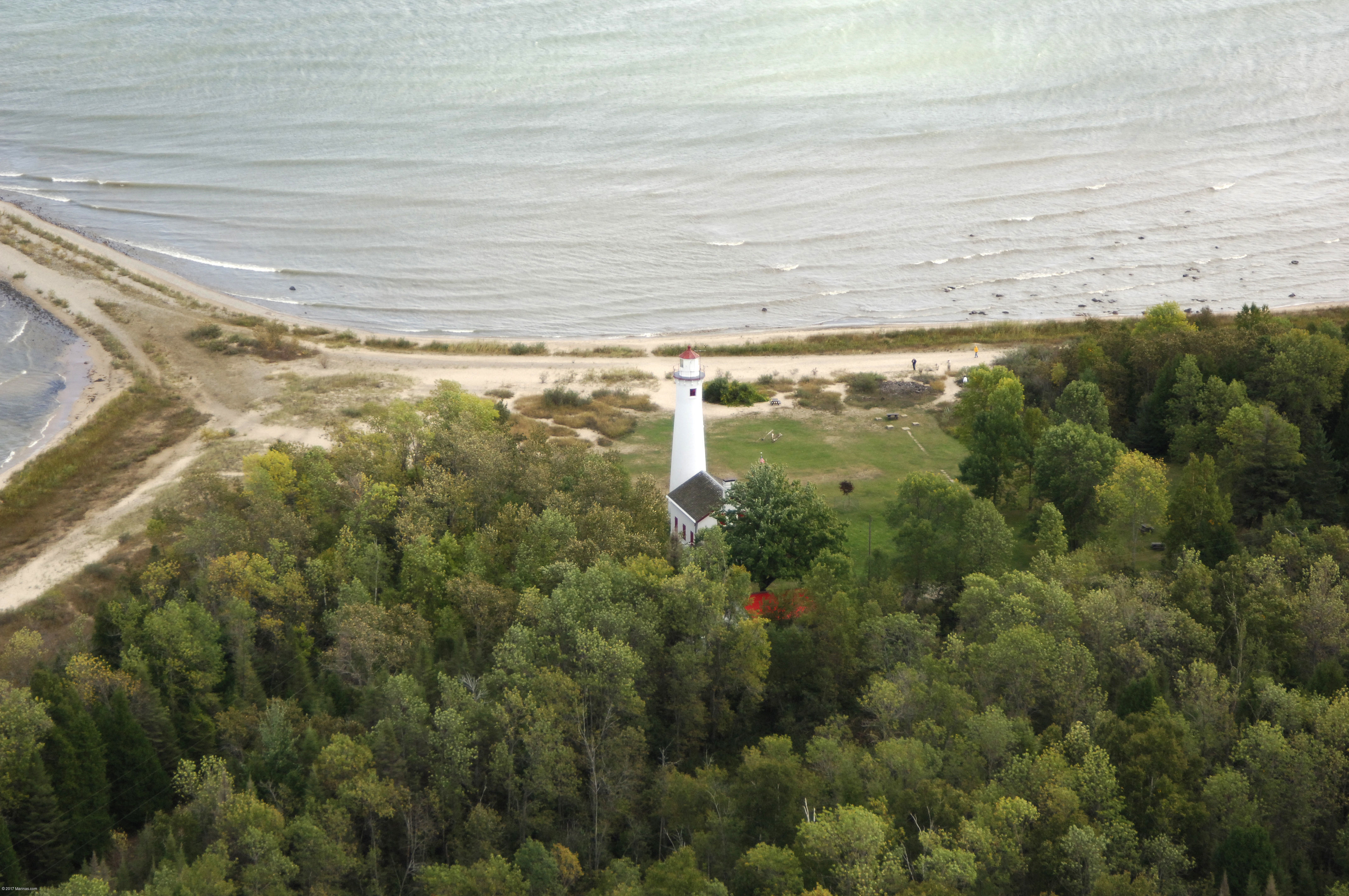 Sturgeon Point Lighthouse in Harrisville, MI, United States